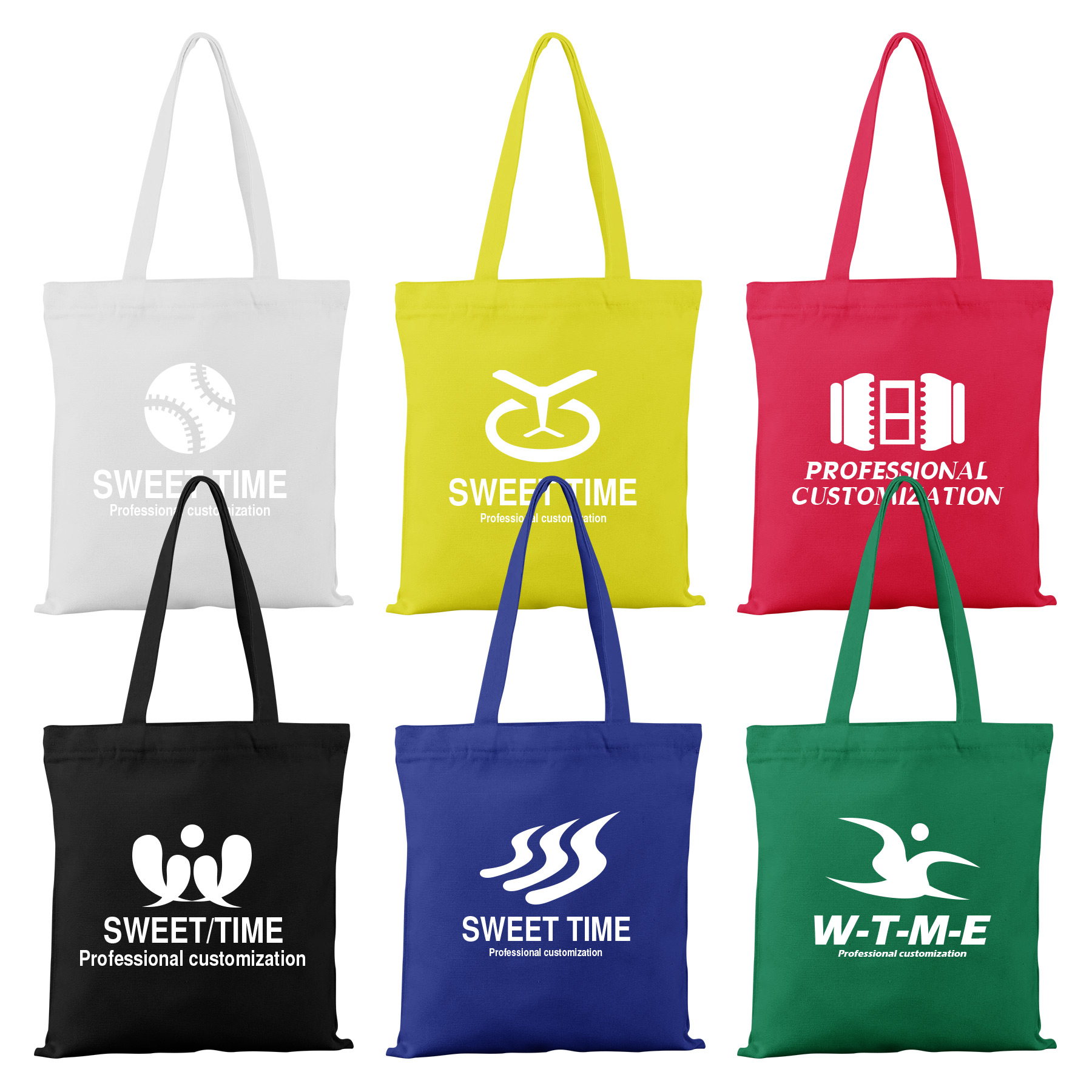Canvas Tote Bags, custom tote bag with logo imprint 2