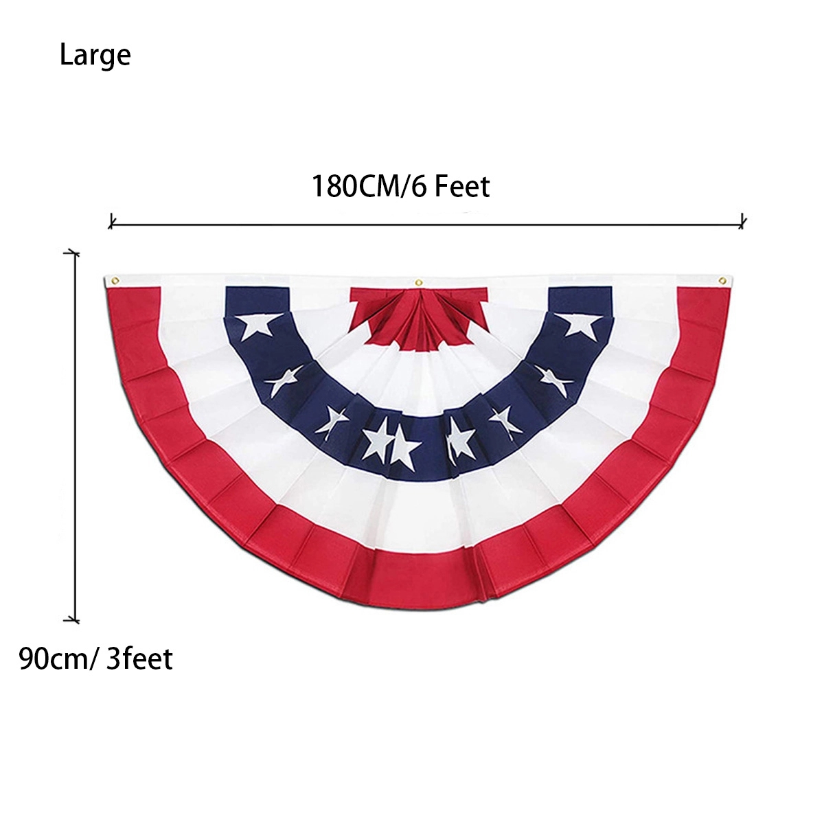 Patriotic American Bunting Flag Banner 6