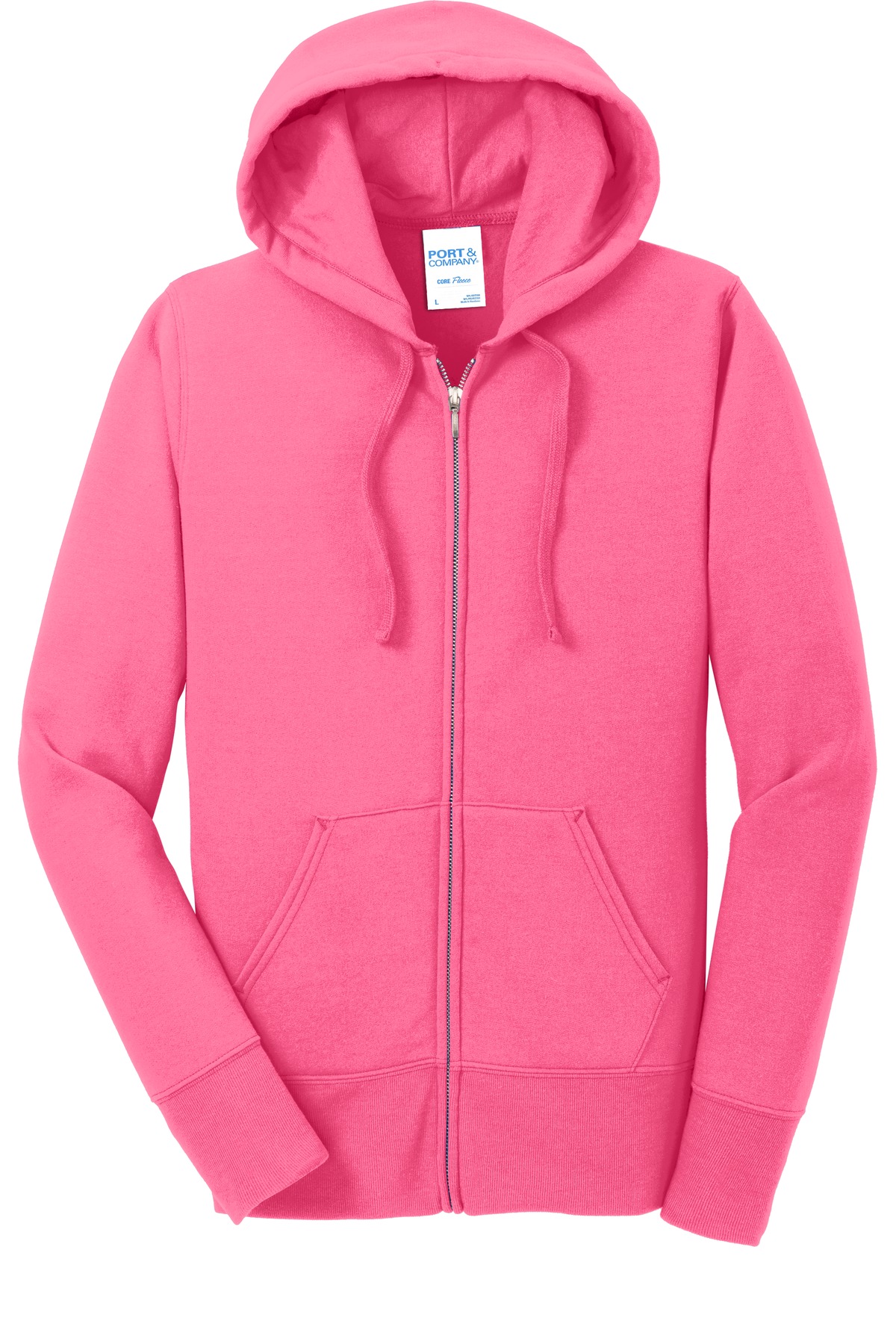 Port & Company® Women's Core Fleece Full-Zip Hooded Sweatshirt 32