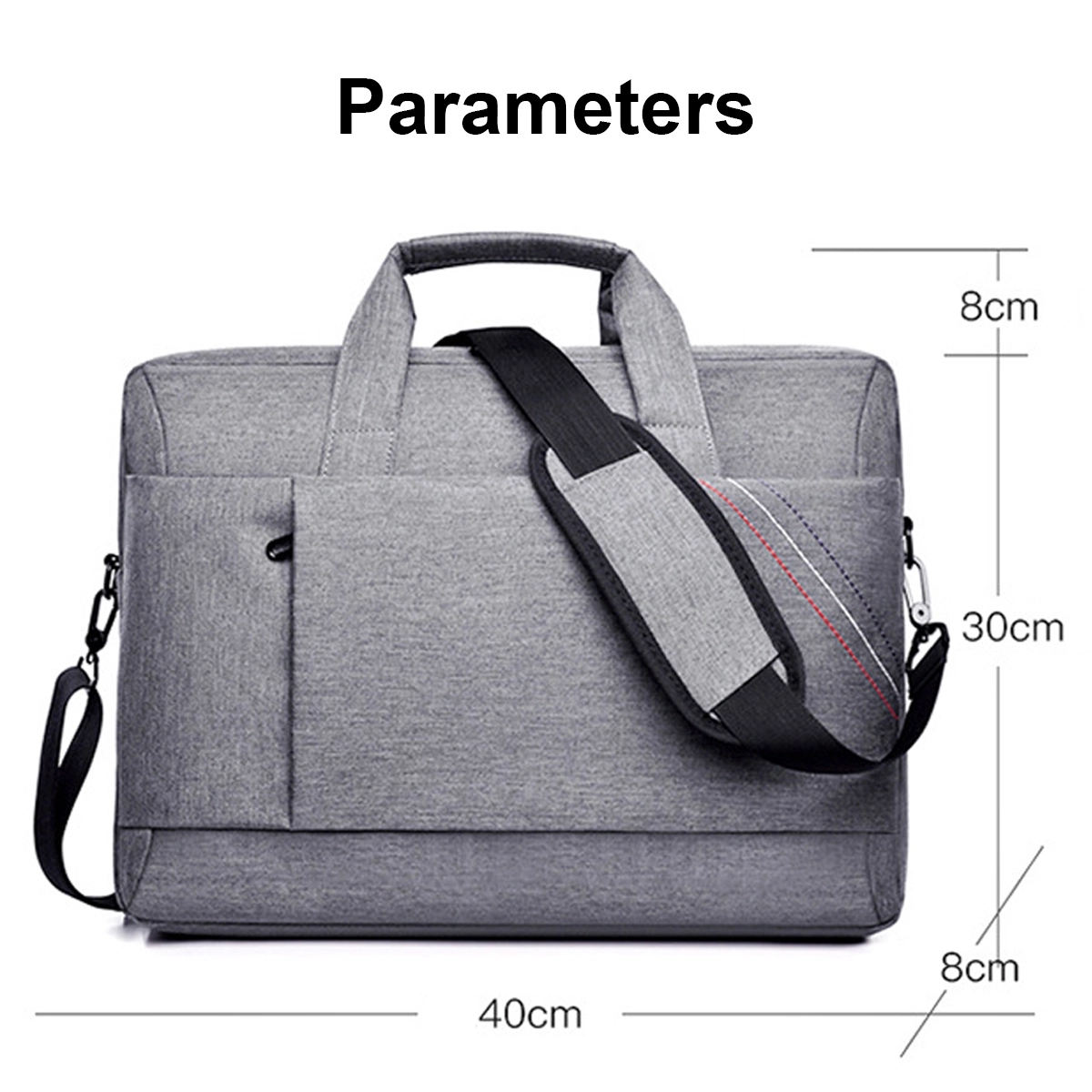 15.6 Inch Laptop Shoulder Messenger Bag 6