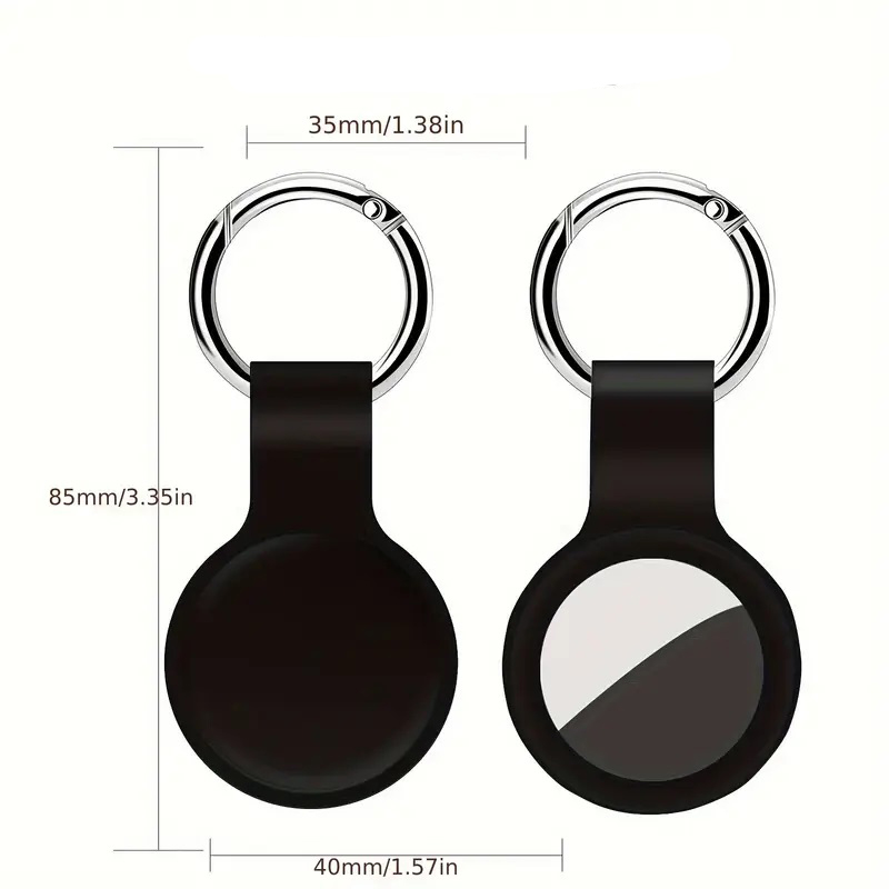 Silicone Air Tag Protective Case W/ Metal Ring 3