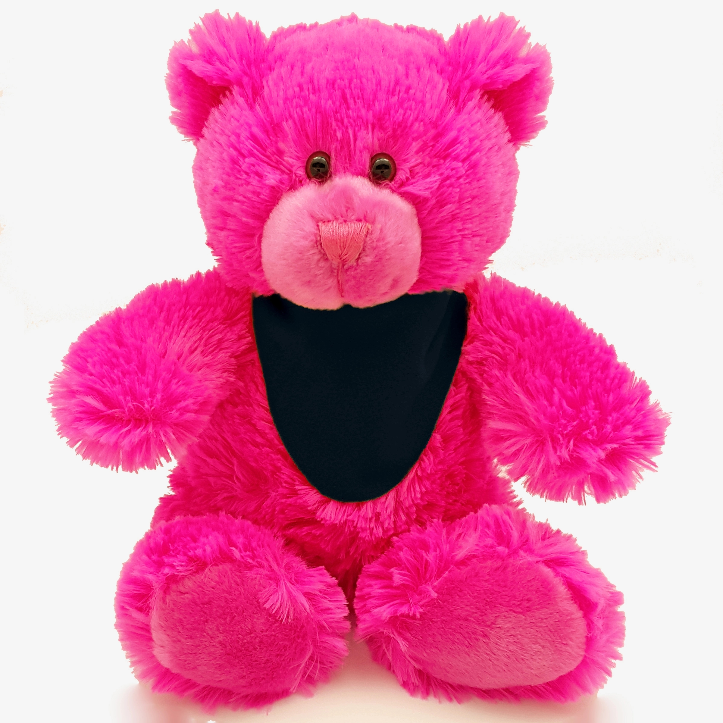 8" Bright Color Hot Pink Bear 4