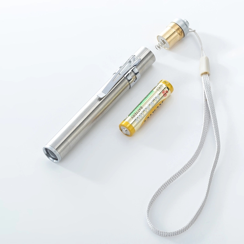 Pen Light Flashlight With Wristband 5