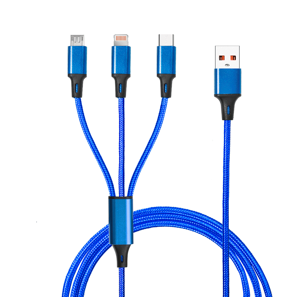 Taft Avenue 3 in 1 Nylon Braided Charging Cable 4