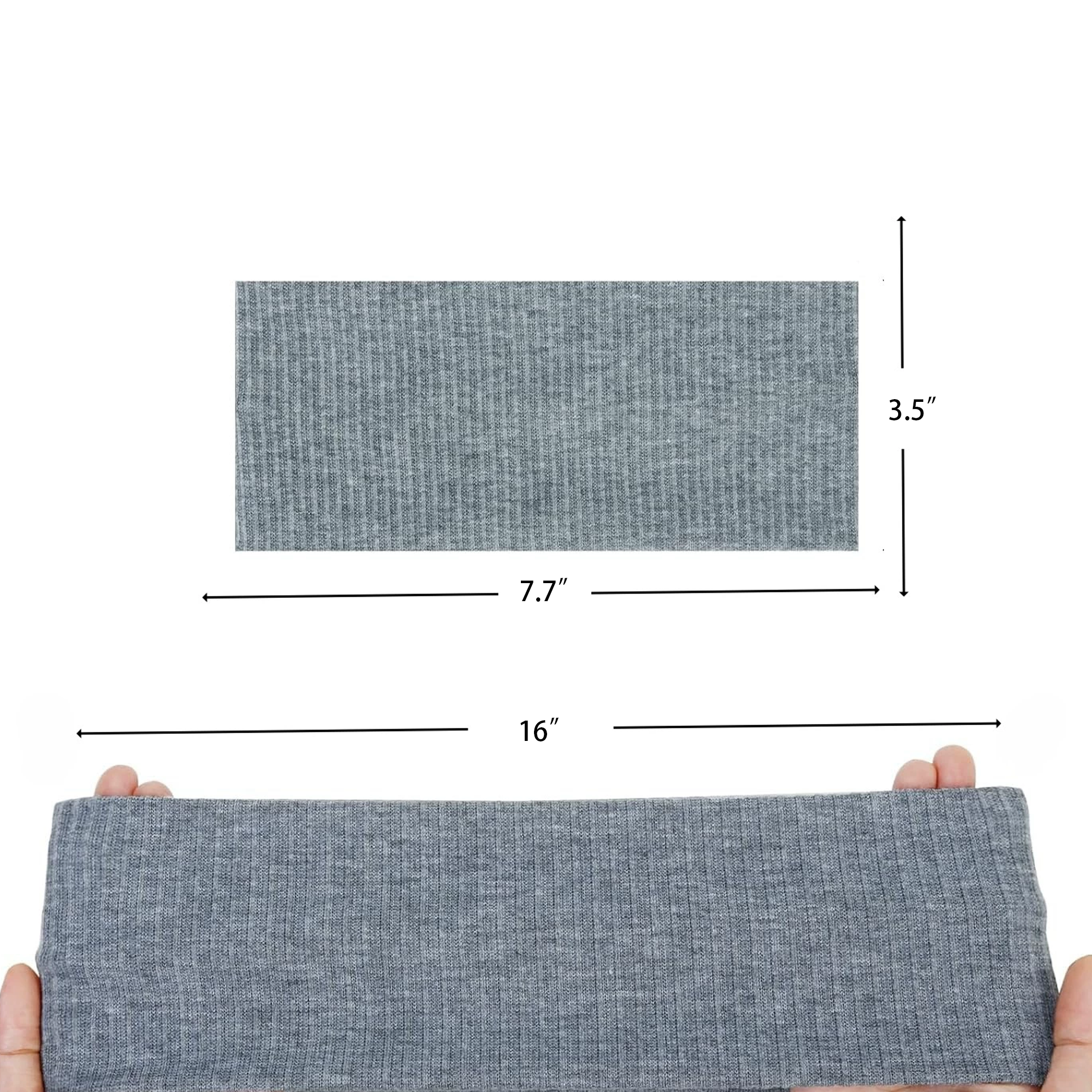 Anti-Perspirant Elastic Breathable Exercise Headband 3