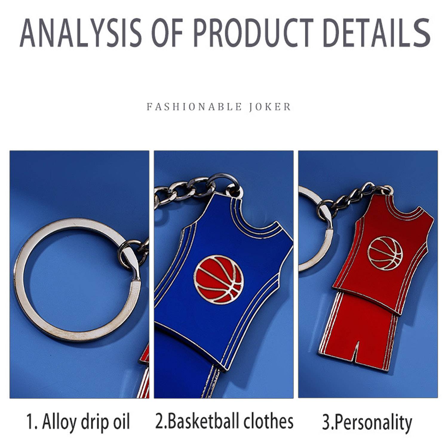 Customers Metal Jersey KeyChain 3