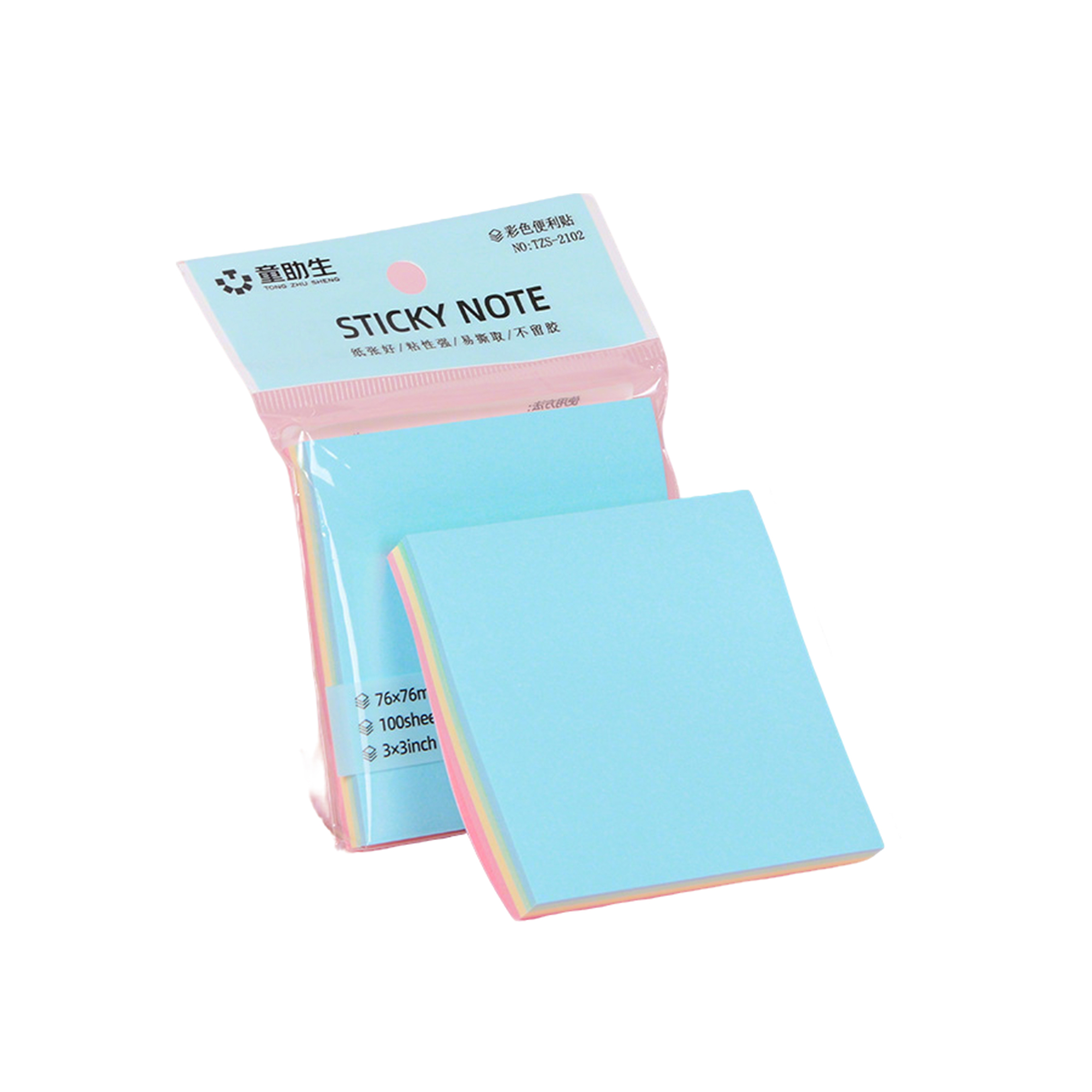 Pop Up Adhesive Note Pad 3" x 3" 100 Sheet 3