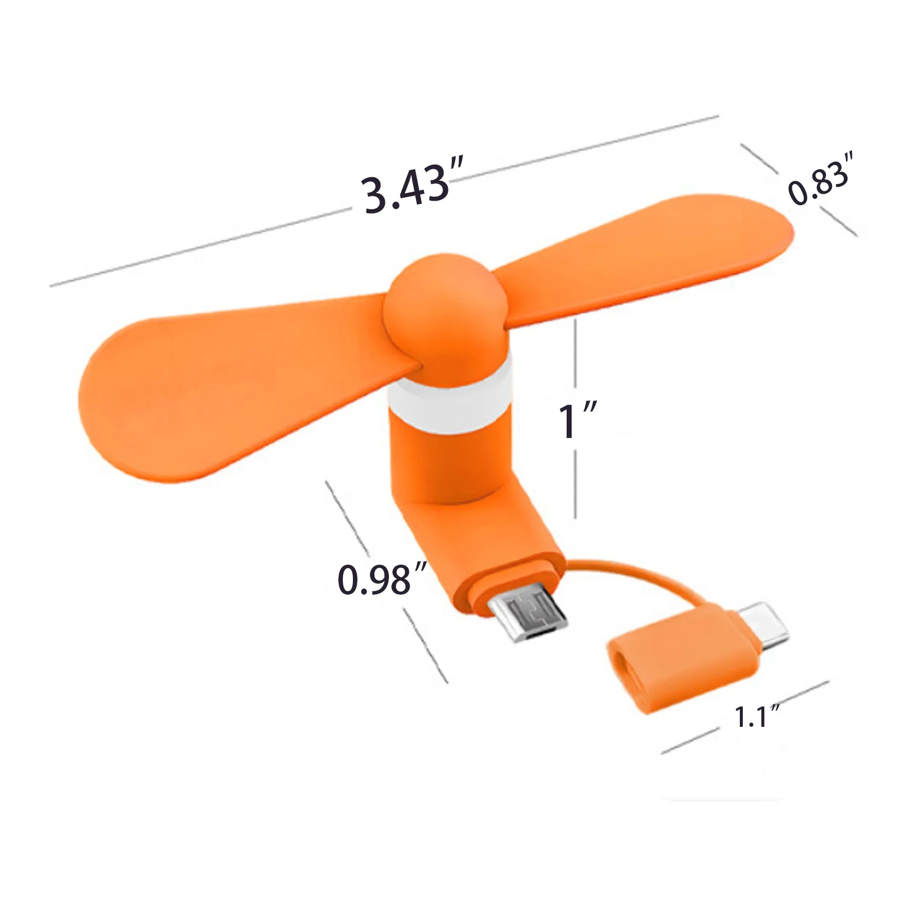 USB 2 in 1 Mobile Fan 5