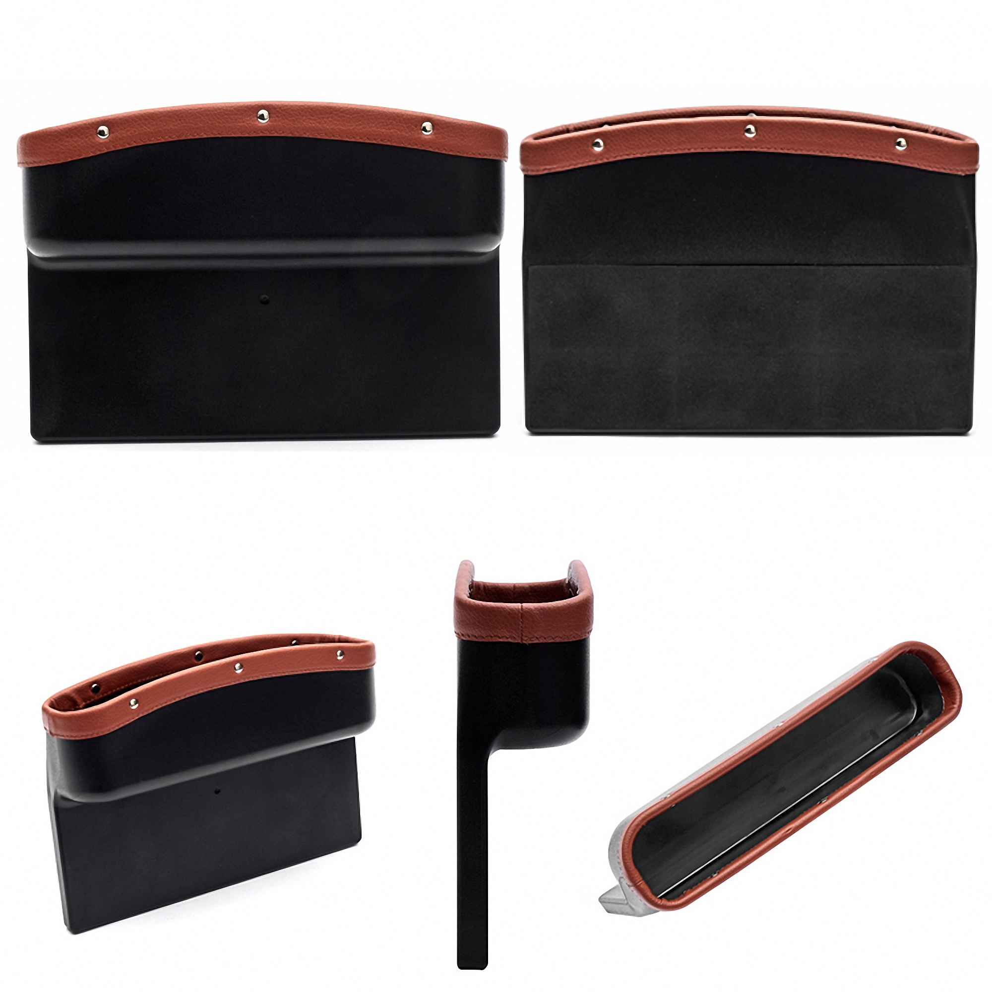 Car Seat Gap Organizer PU Leather Storage Box 3