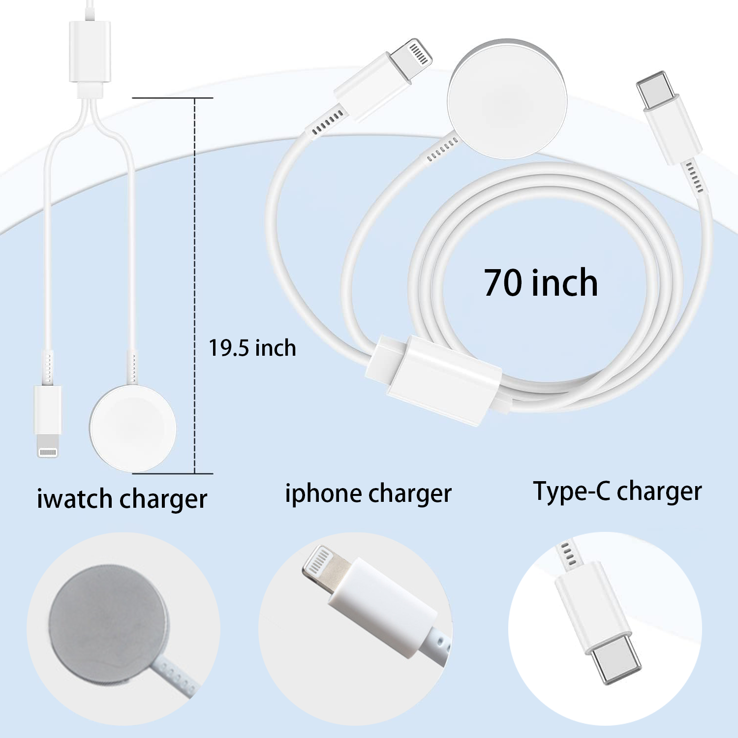 3 in 1 Charging Cable 3
