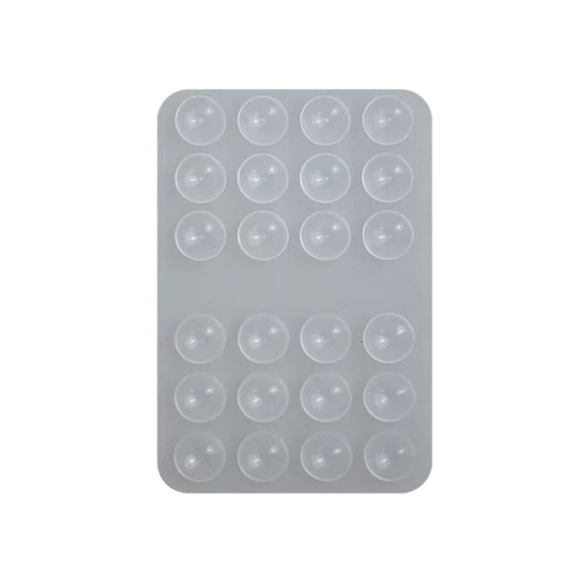 Silicone Suction Pad For Mobile Phone Support 2.3" Length X 3.8" Width X 0.3" Height 2