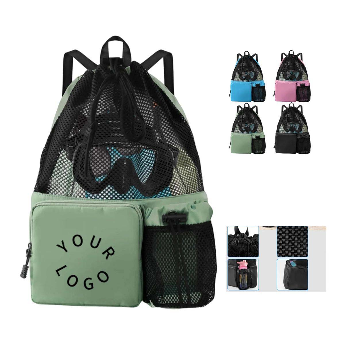 Lightweight Drawstring Backpack for Daily Use 2