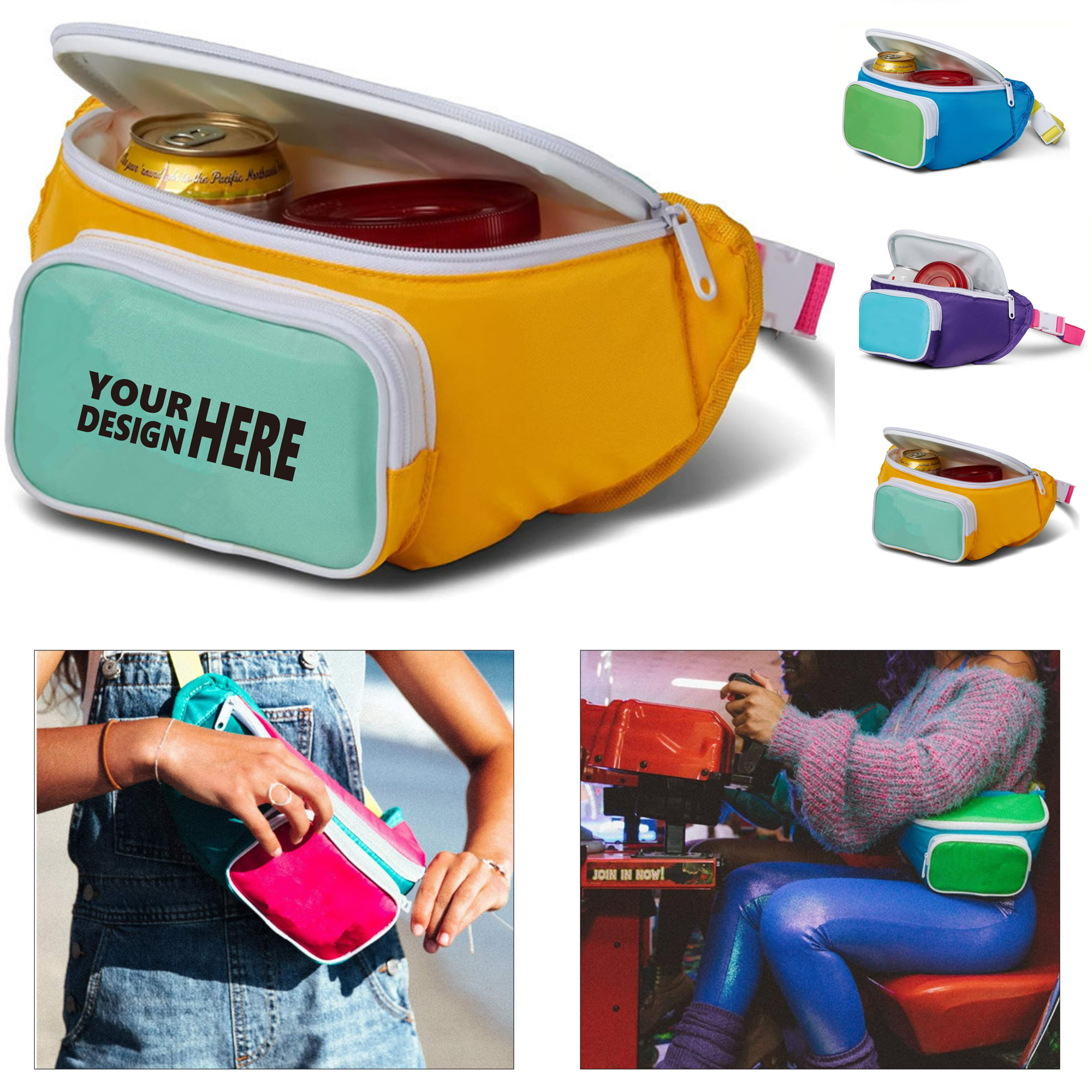 Sports Hip Pack with Insulated Ice Compartment 3