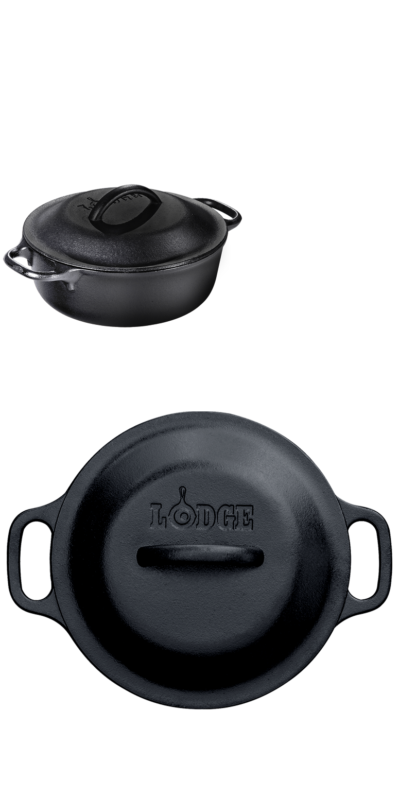 Lodge® 2 Qt Cast Iron Dutch Oven 1