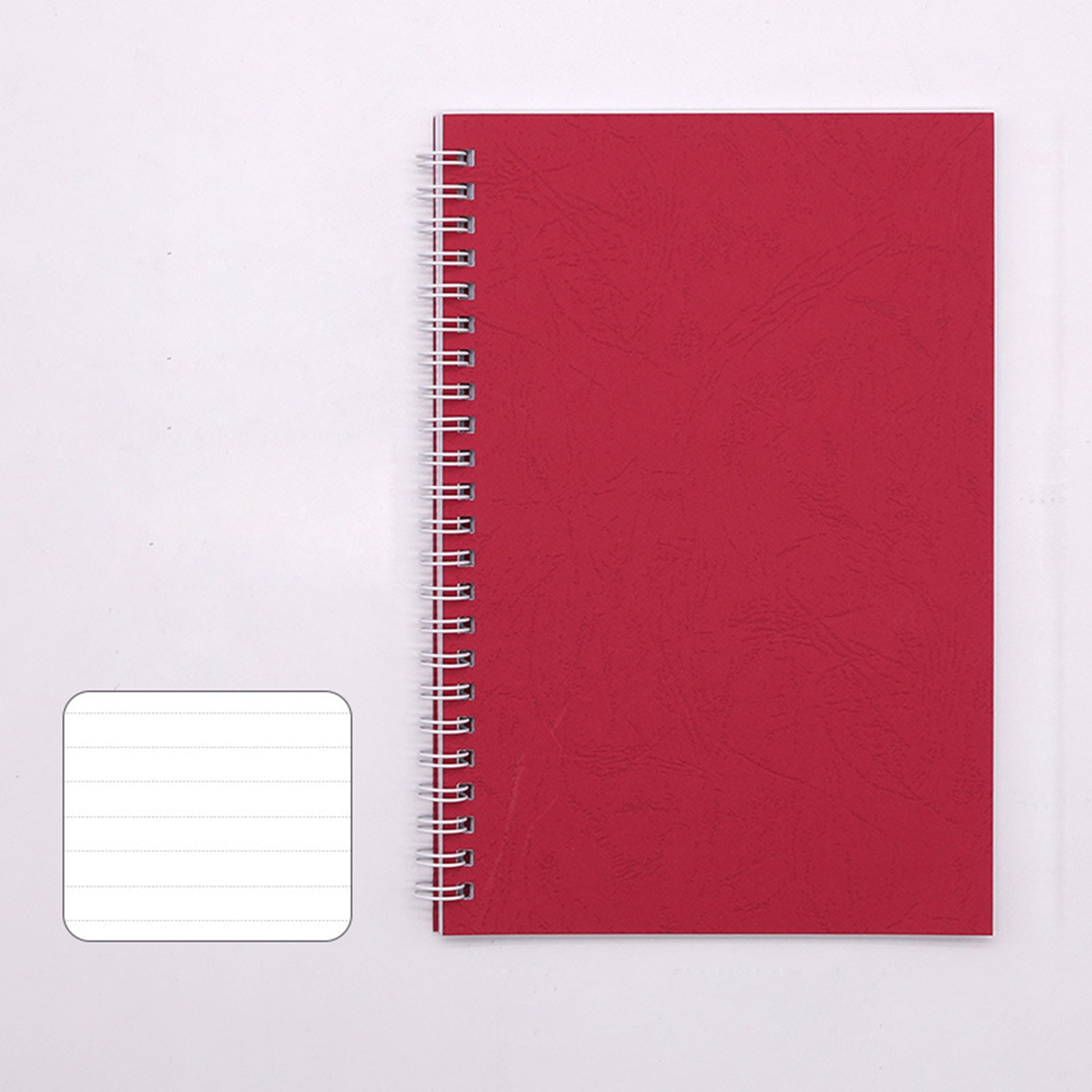 A5 Vintage Kraft Paper Coil Notebook Note Pad Notepad 5