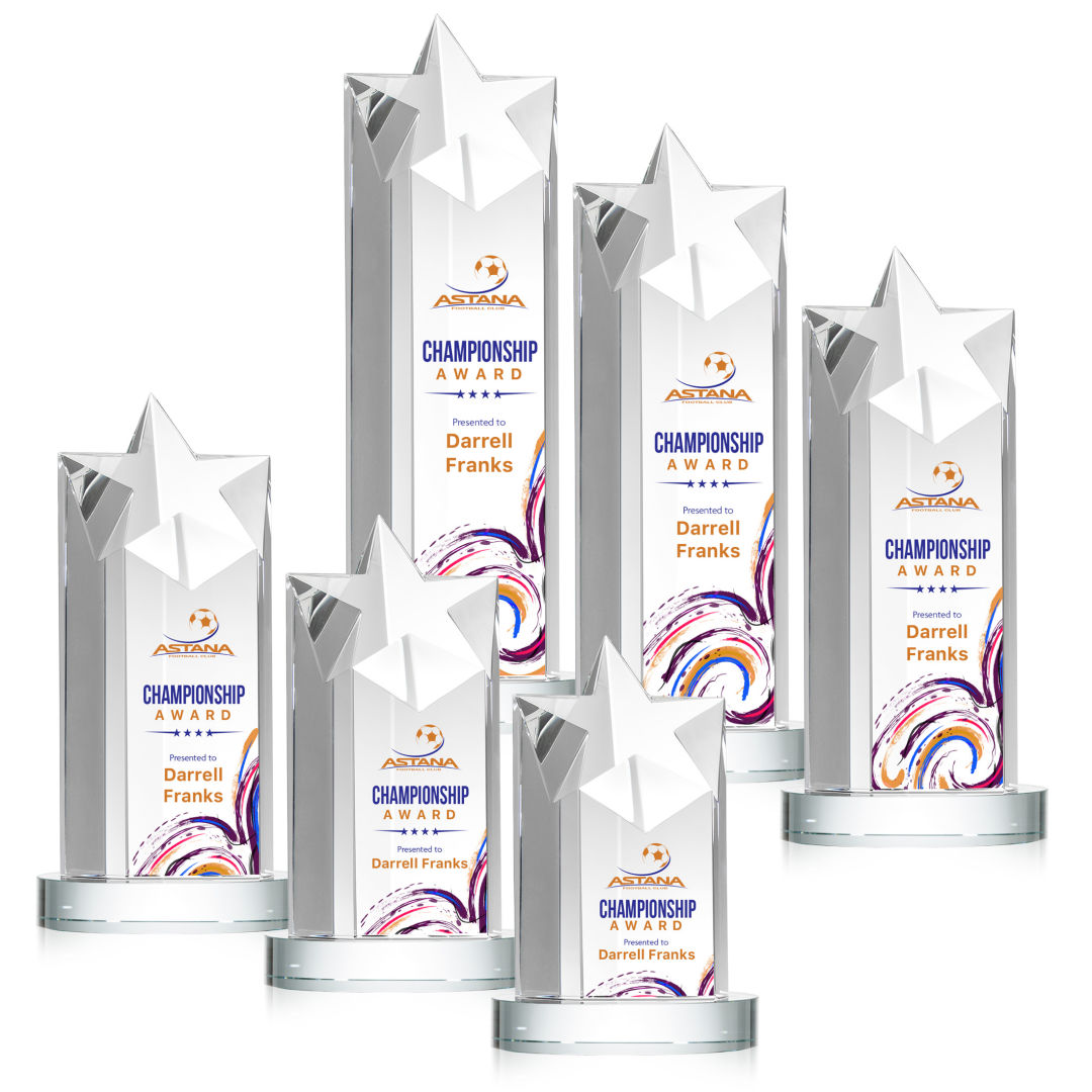 Berkeley VividPrint™ Award on Condor Base - Clear