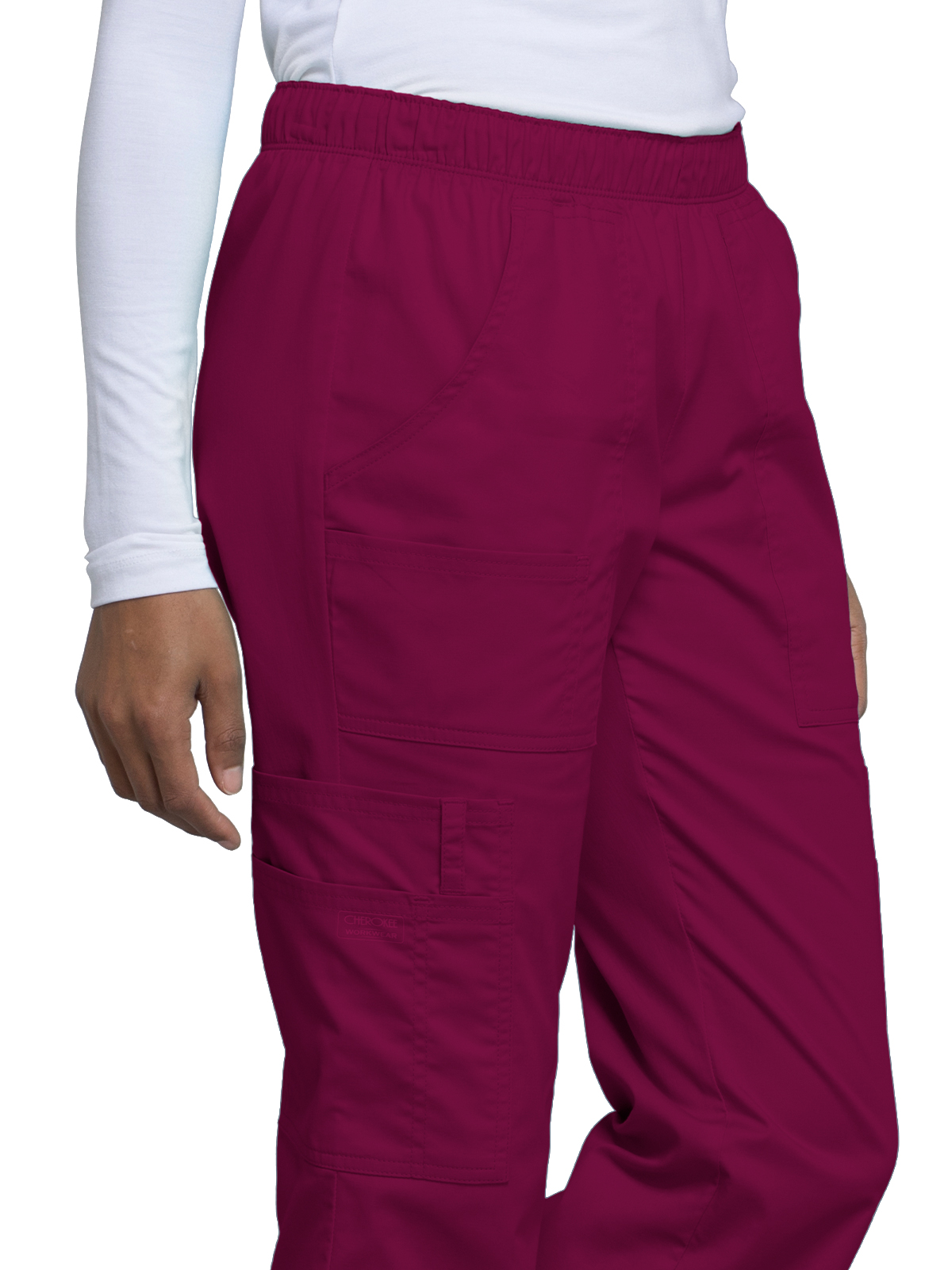 Cherokee - Workwear Core Stretch - Mid Rise Pull-On Cargo Pant 2