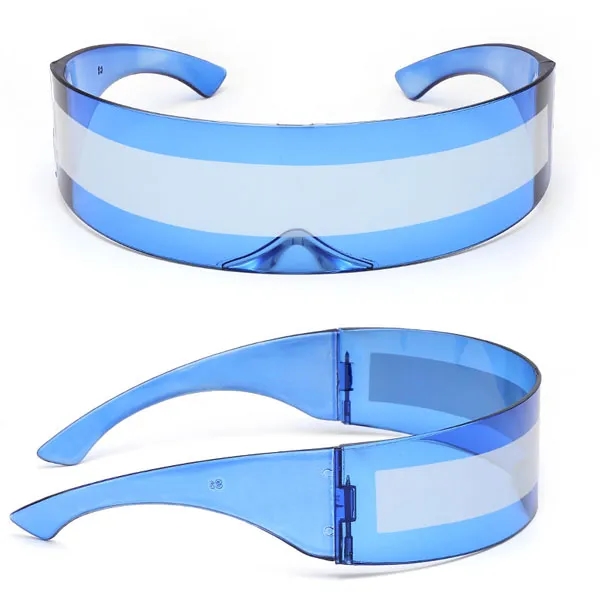 Futuristic Cyclops Cyberpunk Visor Sunglasses 8