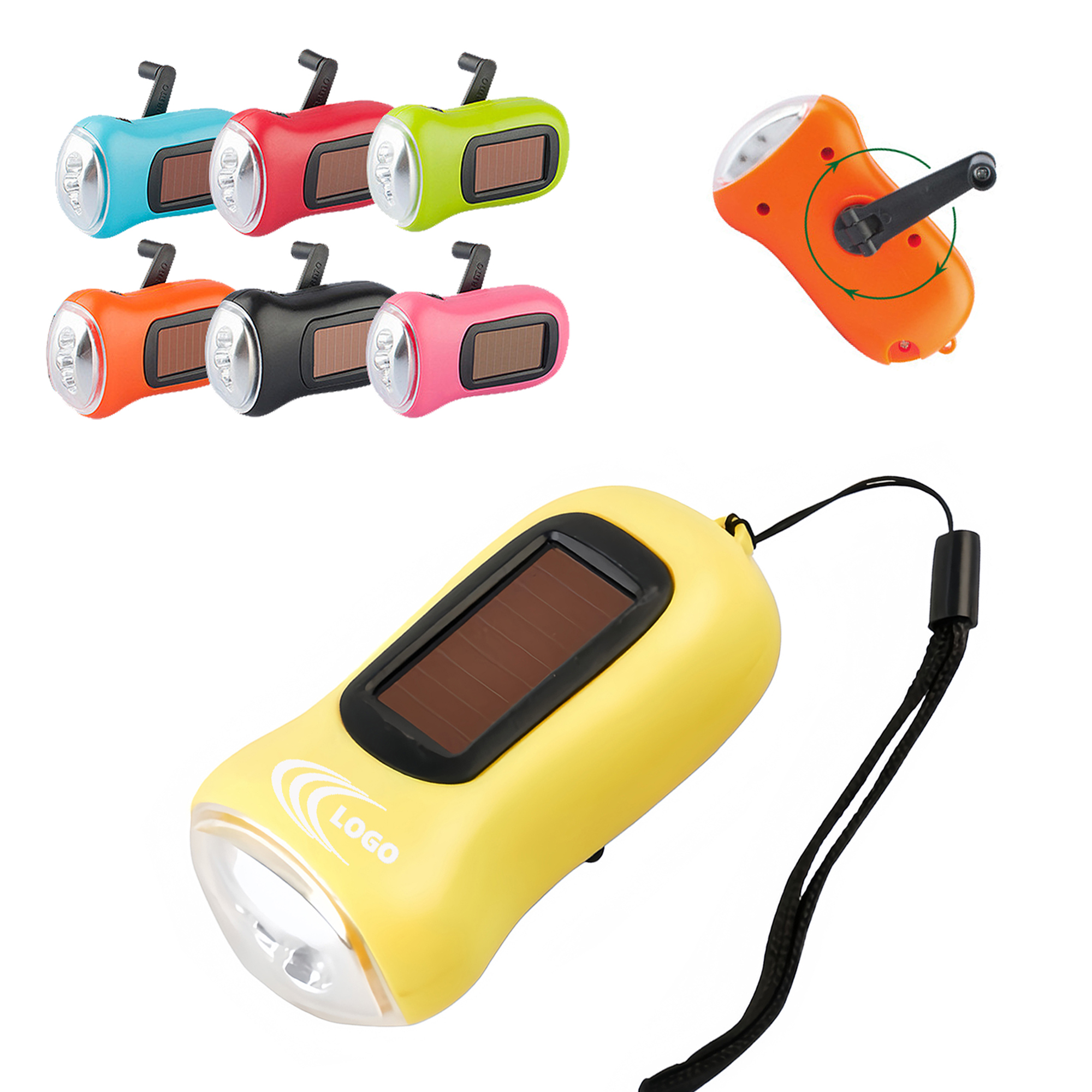 Hand-cranked Emergency Flashlight 2