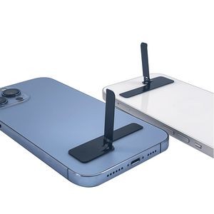 Ultra-Thin Metal Phone Stand with 3M Adhesive for Slim and Portable Support 2