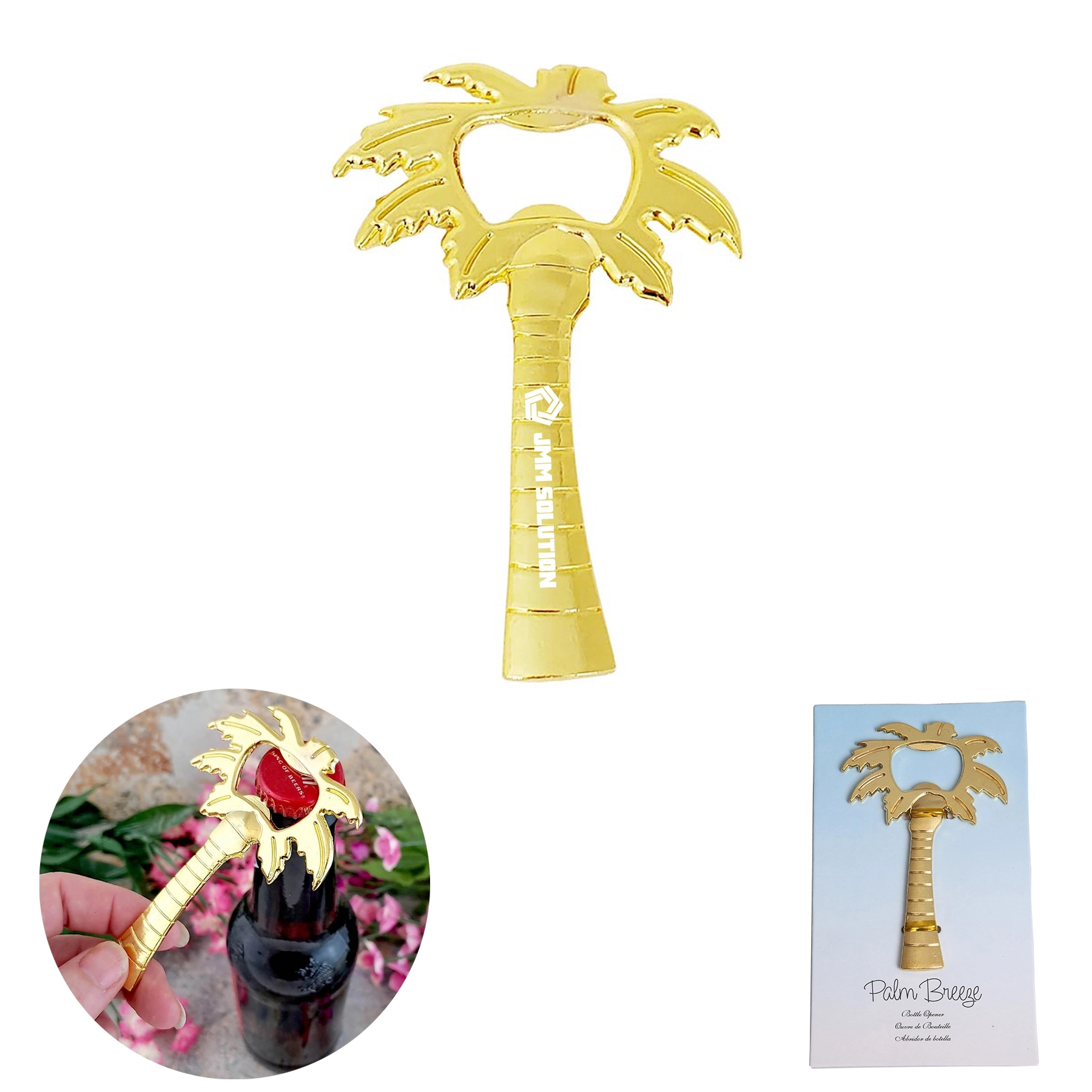 Coconut Palm Tree Shaped Bottle Opener 2