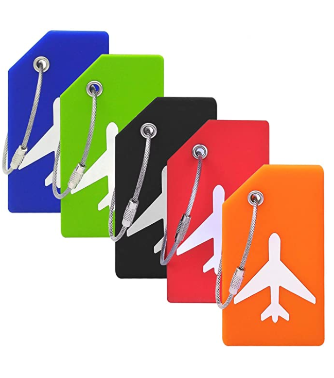 Silicone Luggage Tag With Name ID Card 2