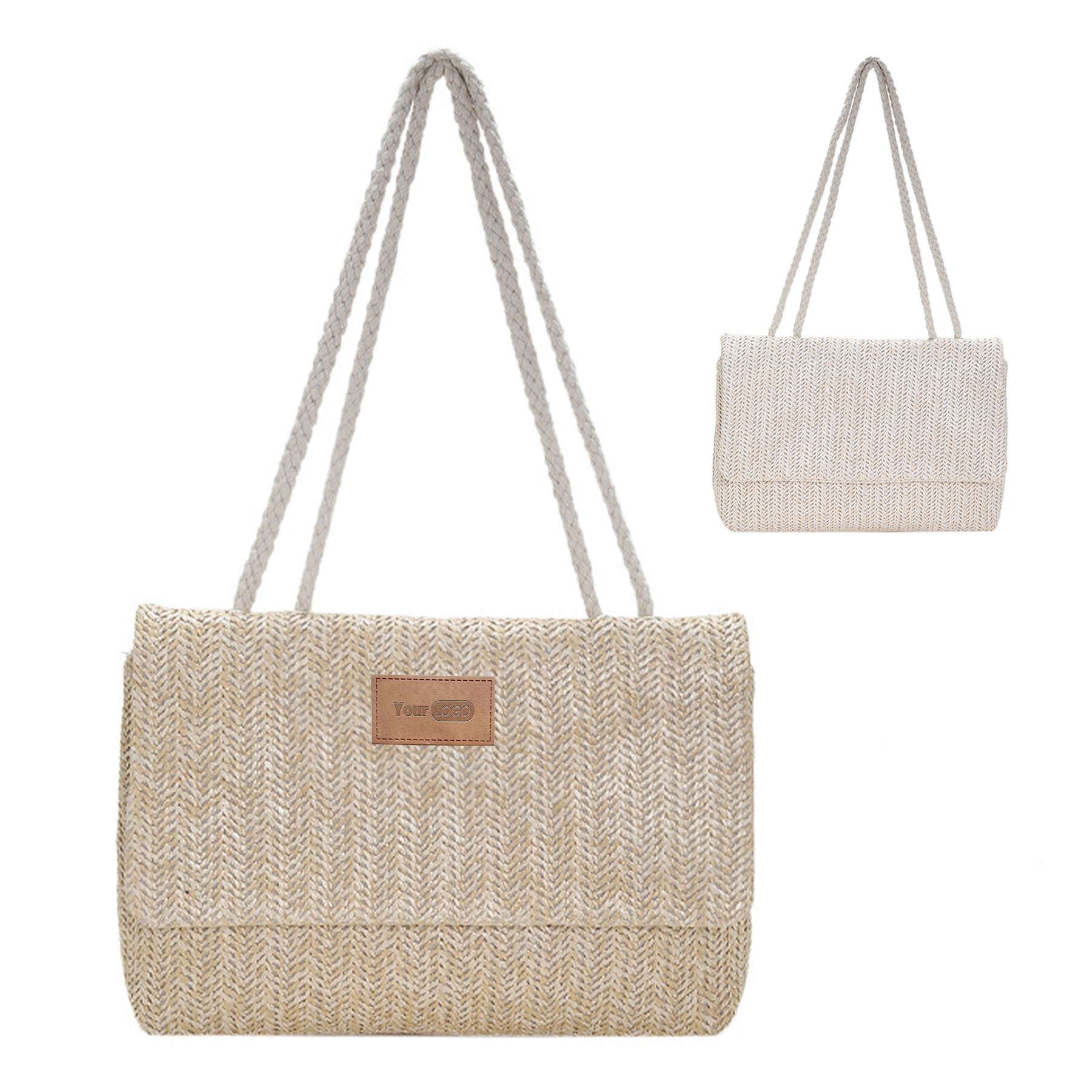 Jute Vacation hand-knitted bag 1