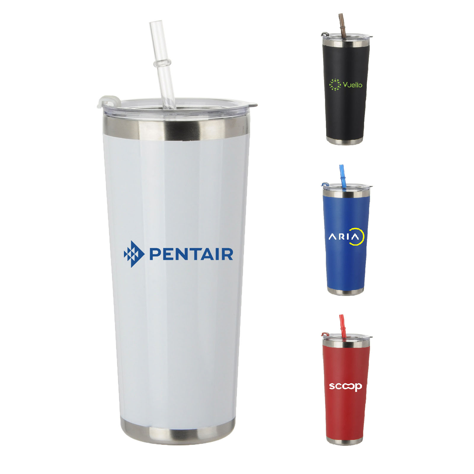 JORNIKOLOR 20 Oz Stainless Tumbler with Straw
