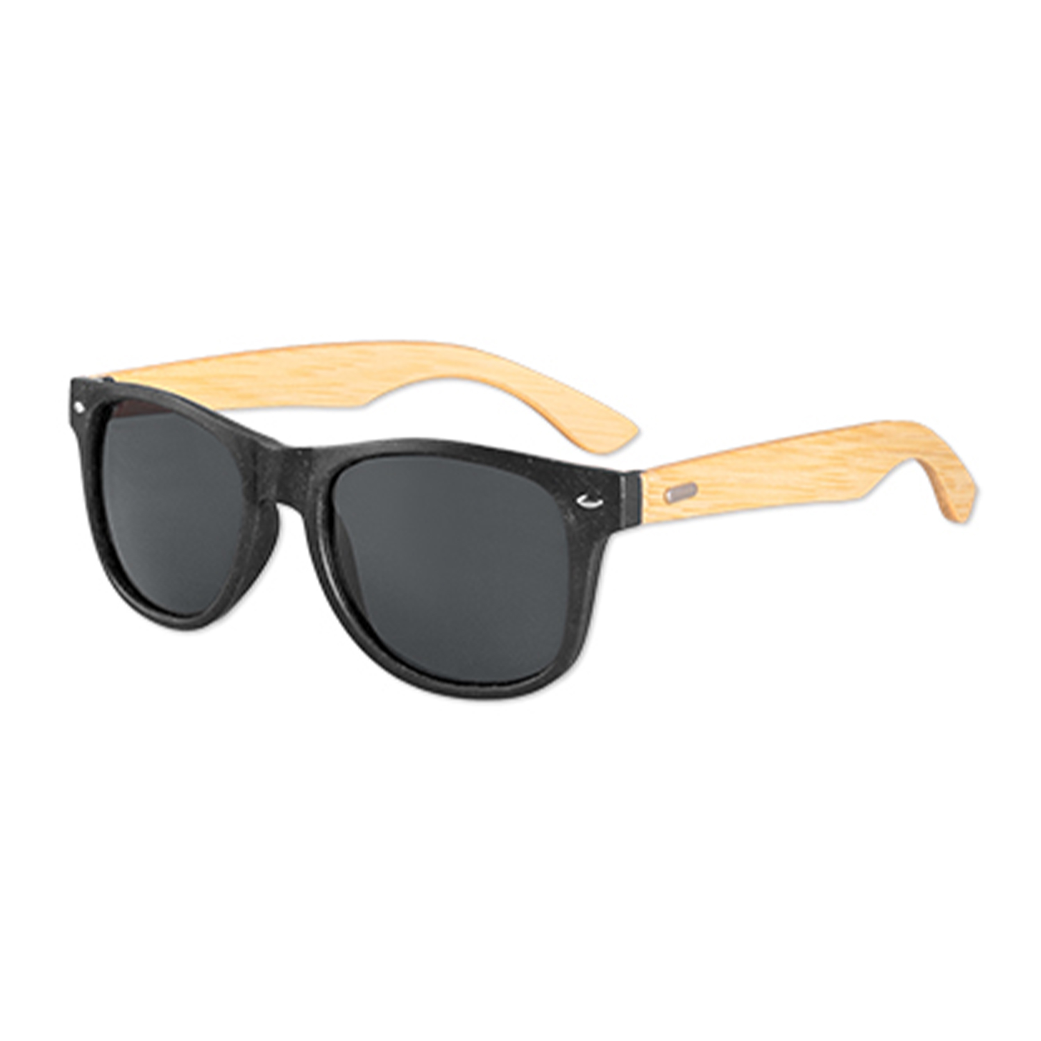 Wheat Straw Frame Sunglasses with Bamboo Arms 2