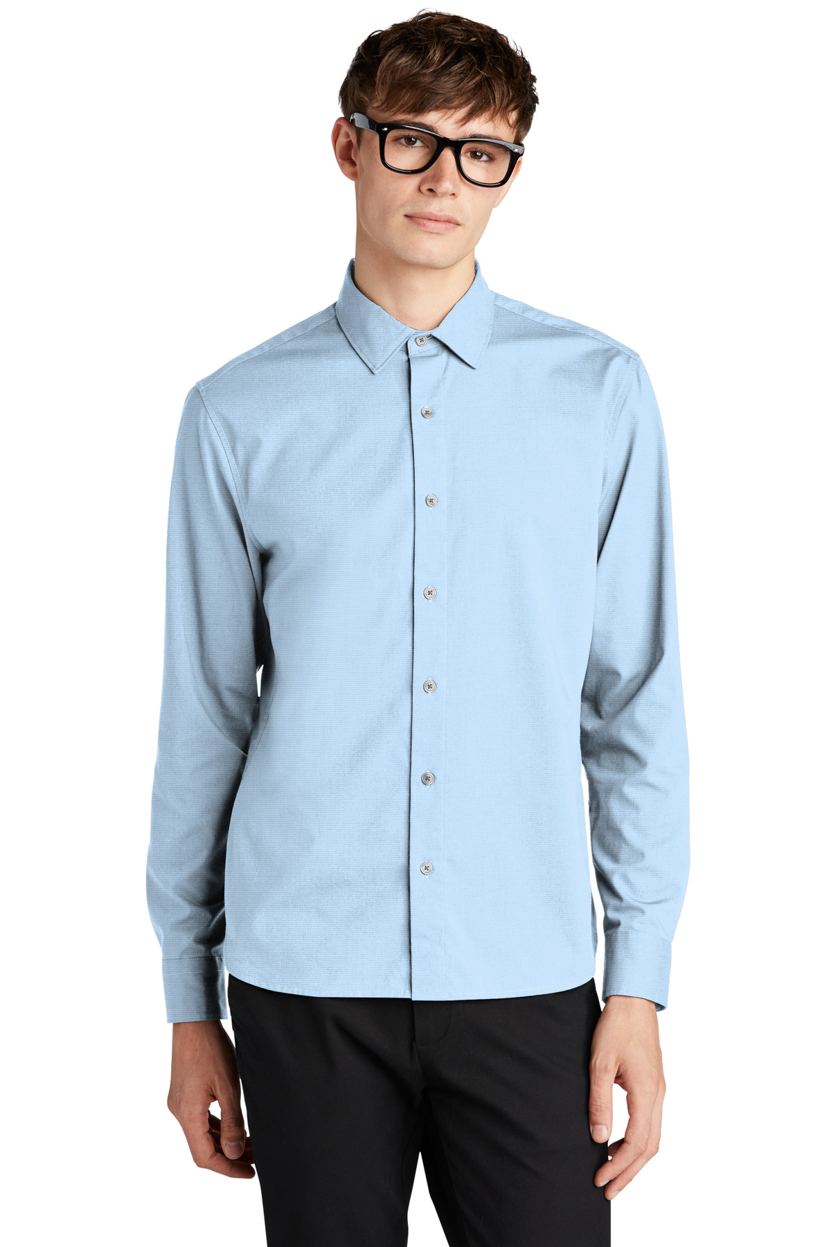Mercer+Mettle Long Sleeve Stretch Woven Shirt MM2000 23