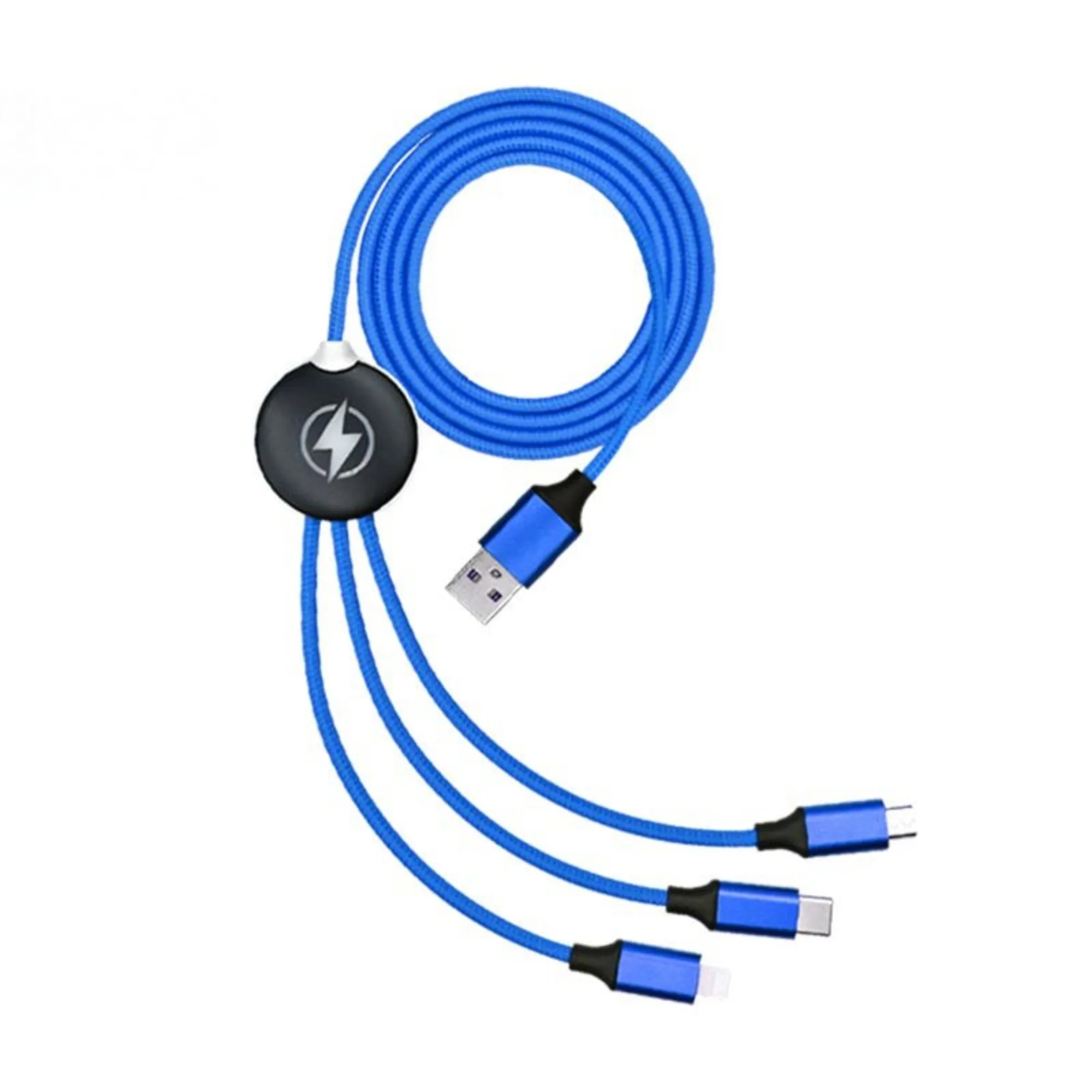 3-in-1 gift formulate LED luminous LOGO data cable 2