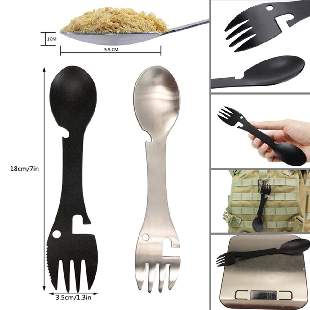 Camping Fork & Spoon - 5 In 1 Multi-Function 4
