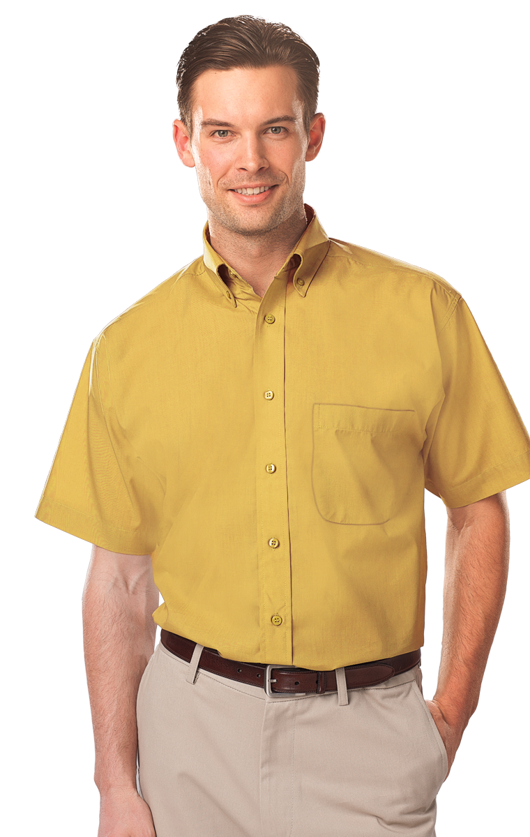 Men's Short-Sleeve Value Poplin Shirt 24