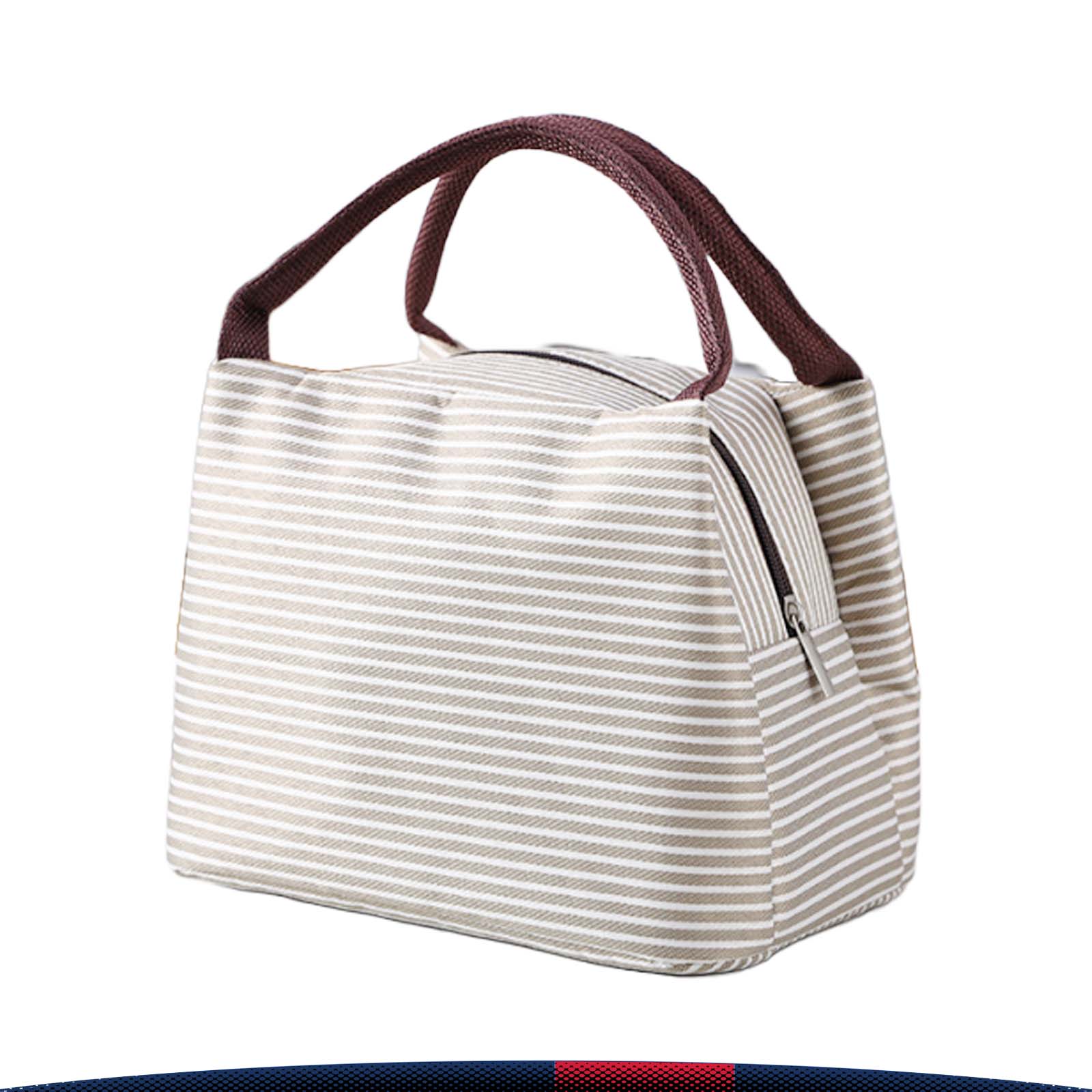 Stripe Cooler Tote Bag 4