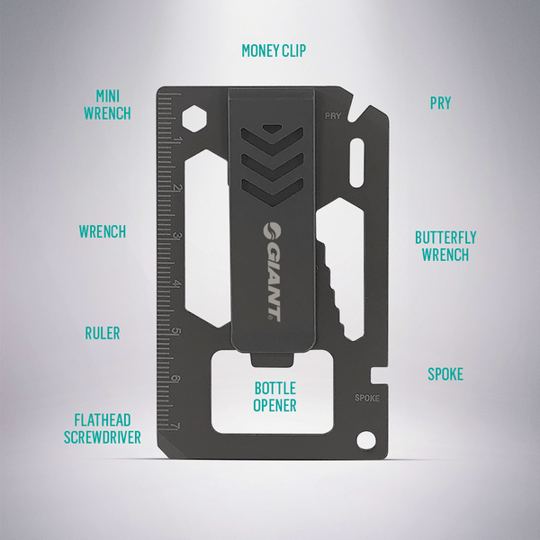 Bridger 9-in-1 Laser Engraved Money Clip Multitool 3