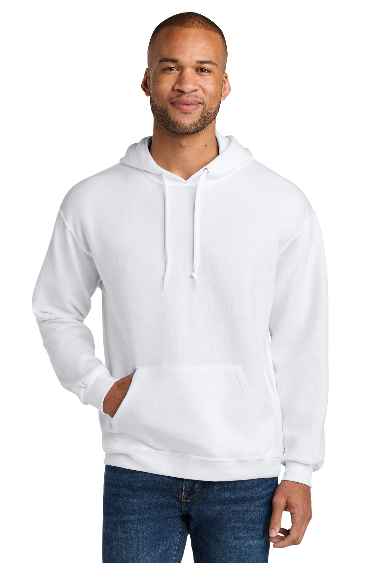 Jerzees Ultimate Unisex CVC Ring Spun Hooded Sweatshirt IC49M 49