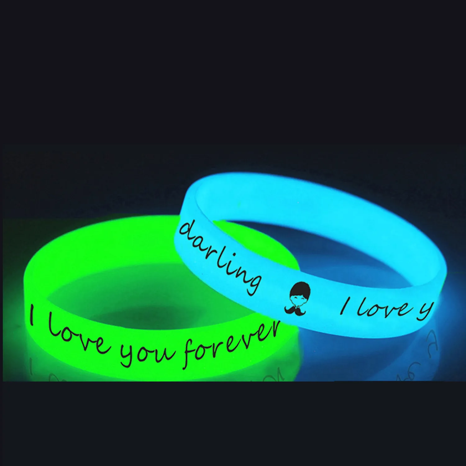 Glow-In-The-Dark Silicone Bracelet Customization 1