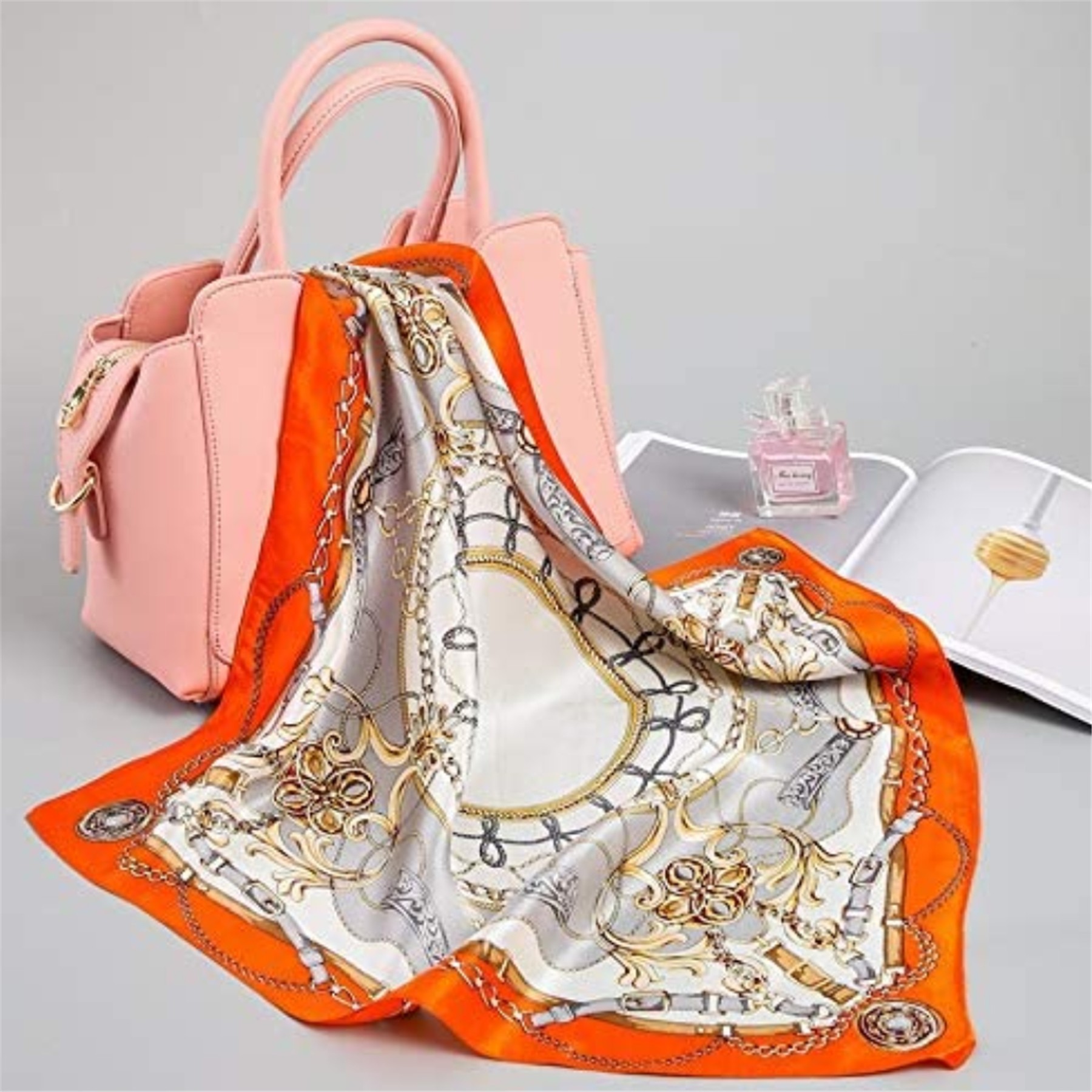 Square Silk Headscarf 2