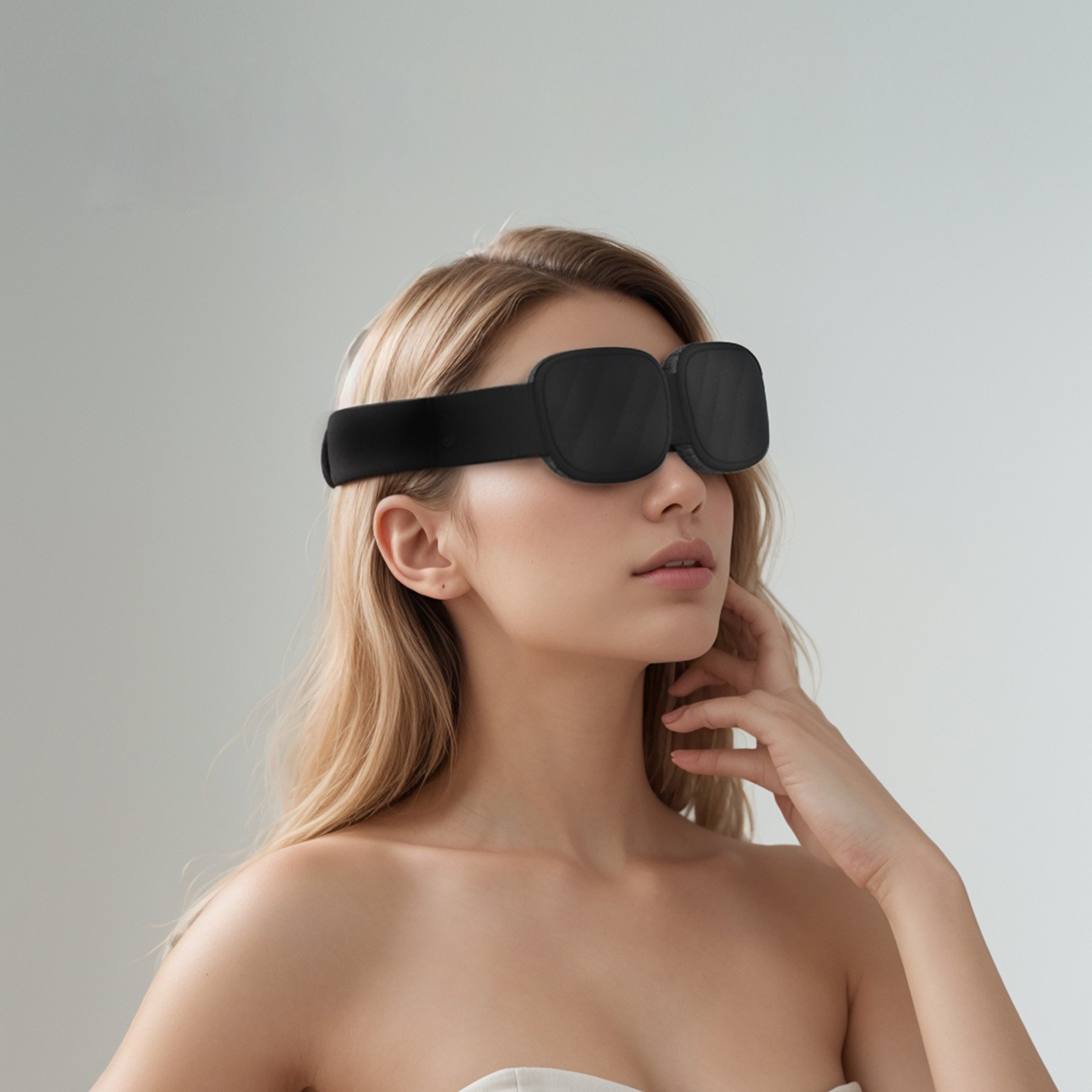 3D Blackout Pouch Eye Mask 5