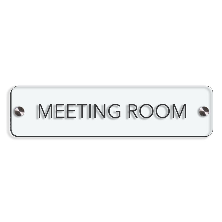 Stand-Off Sign 10 x 2 5