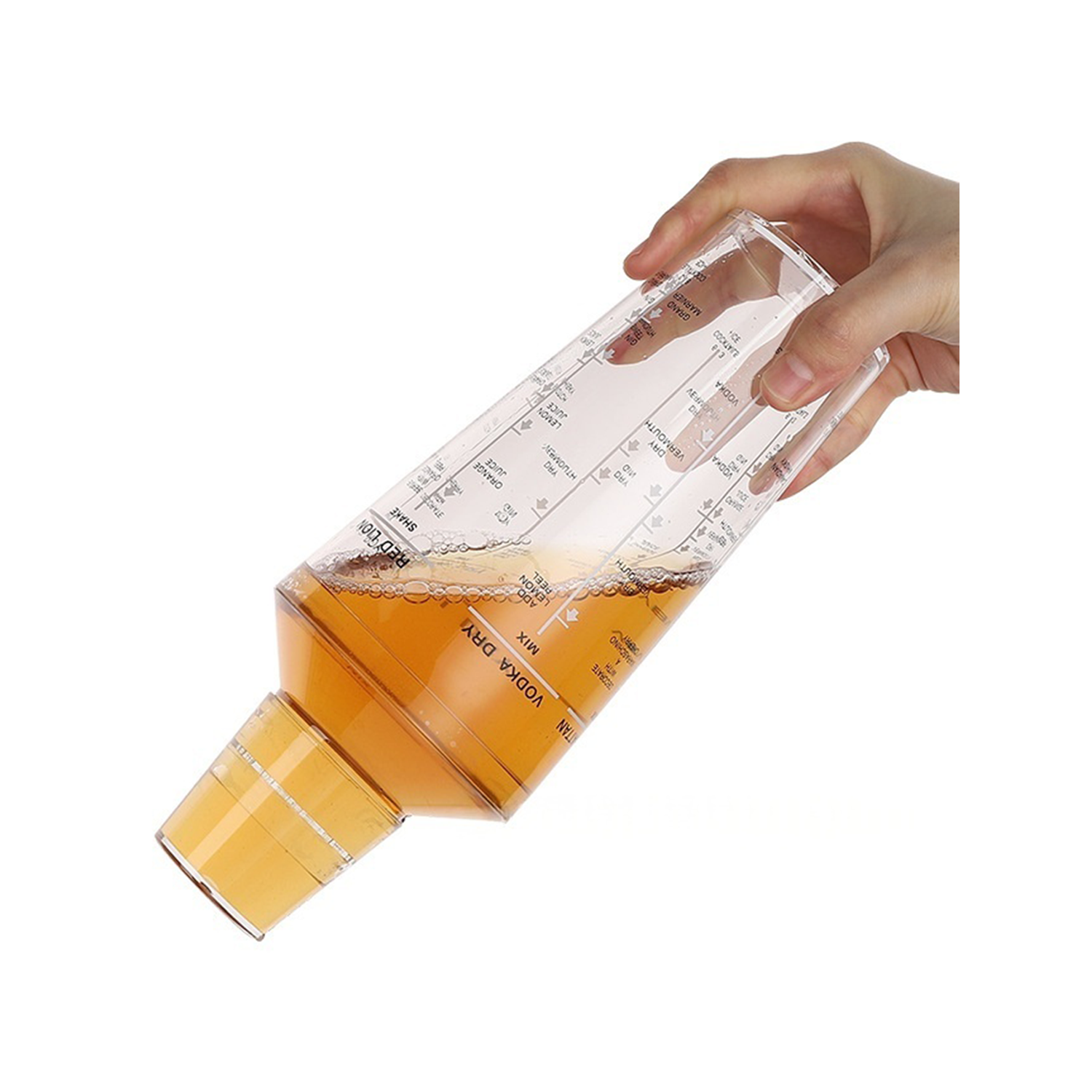 19 oz Plastic Clear Cocktail Shaker 6