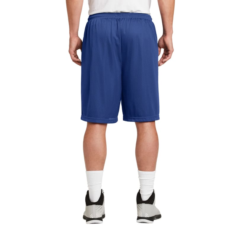 Sport-Tek Long PosiCharge Classic Mesh Short. 3