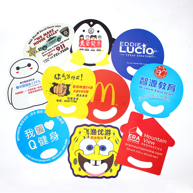 7" Circle Hand Fan 2