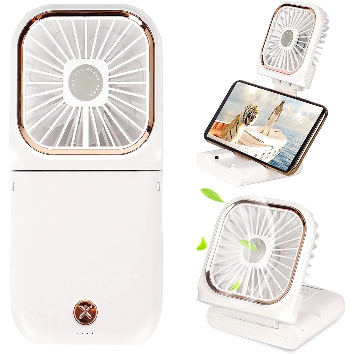 Portable Handheld Fan with Power Bank 2