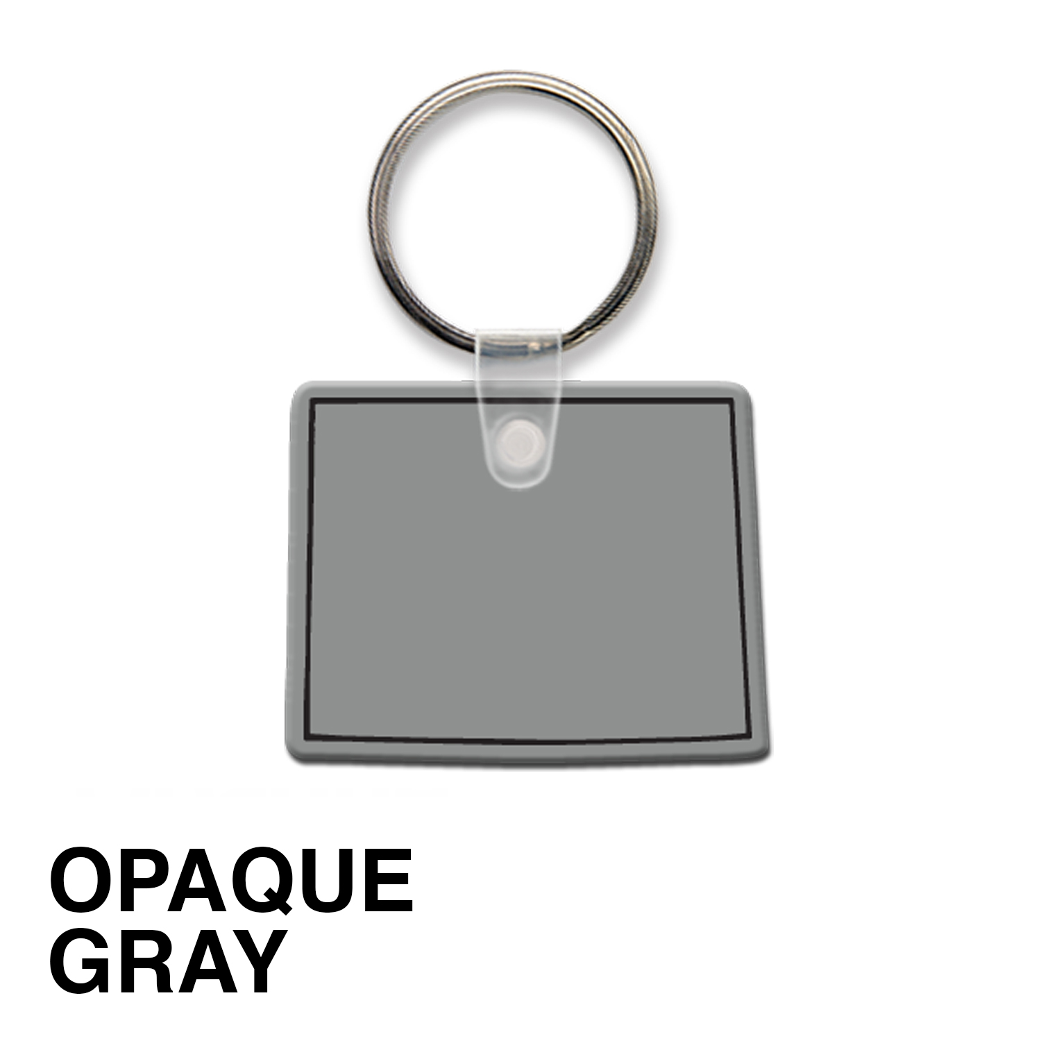 Wyoming State Shape Key Tag (Spot Color) 7