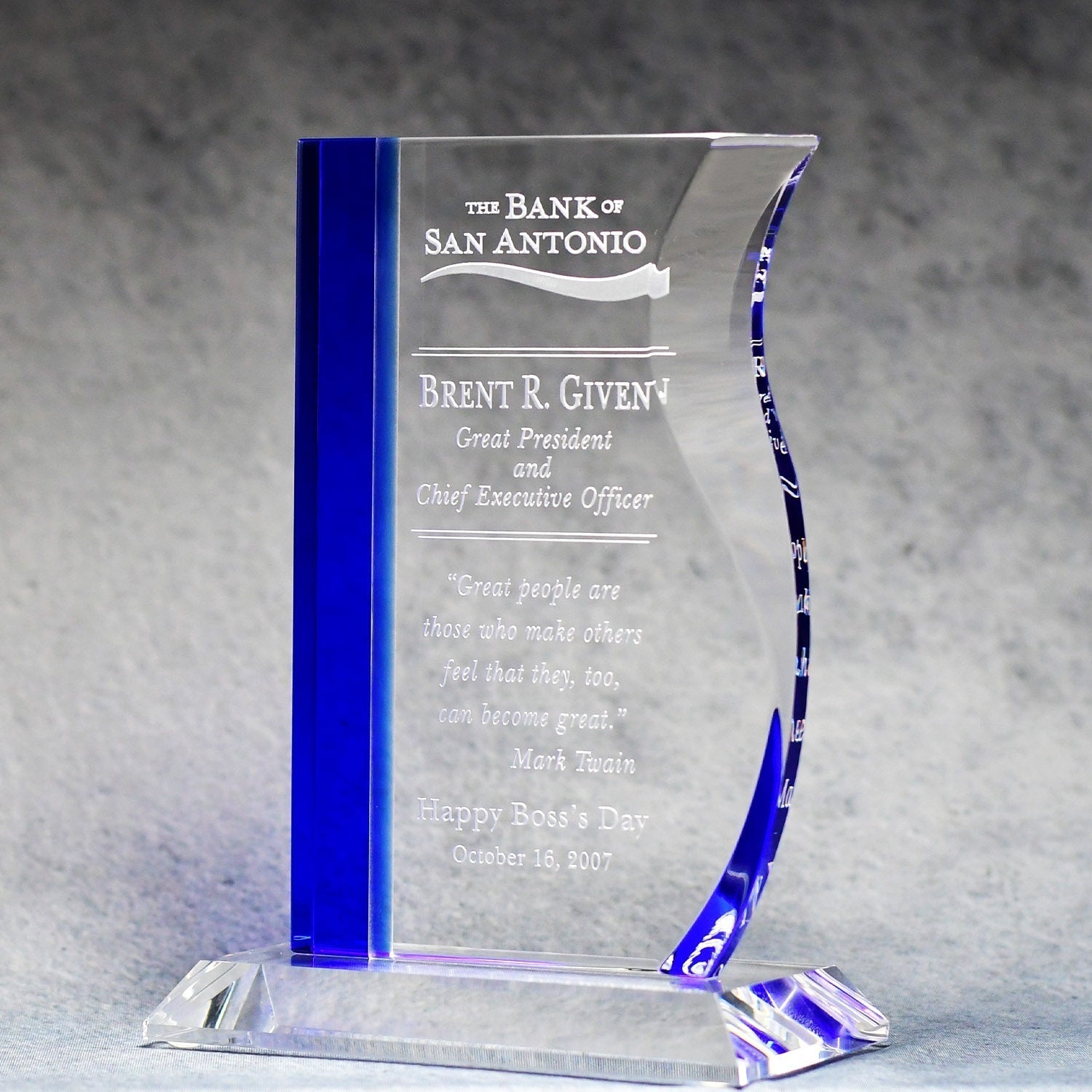 Blue Stripe Wave Crystal 3