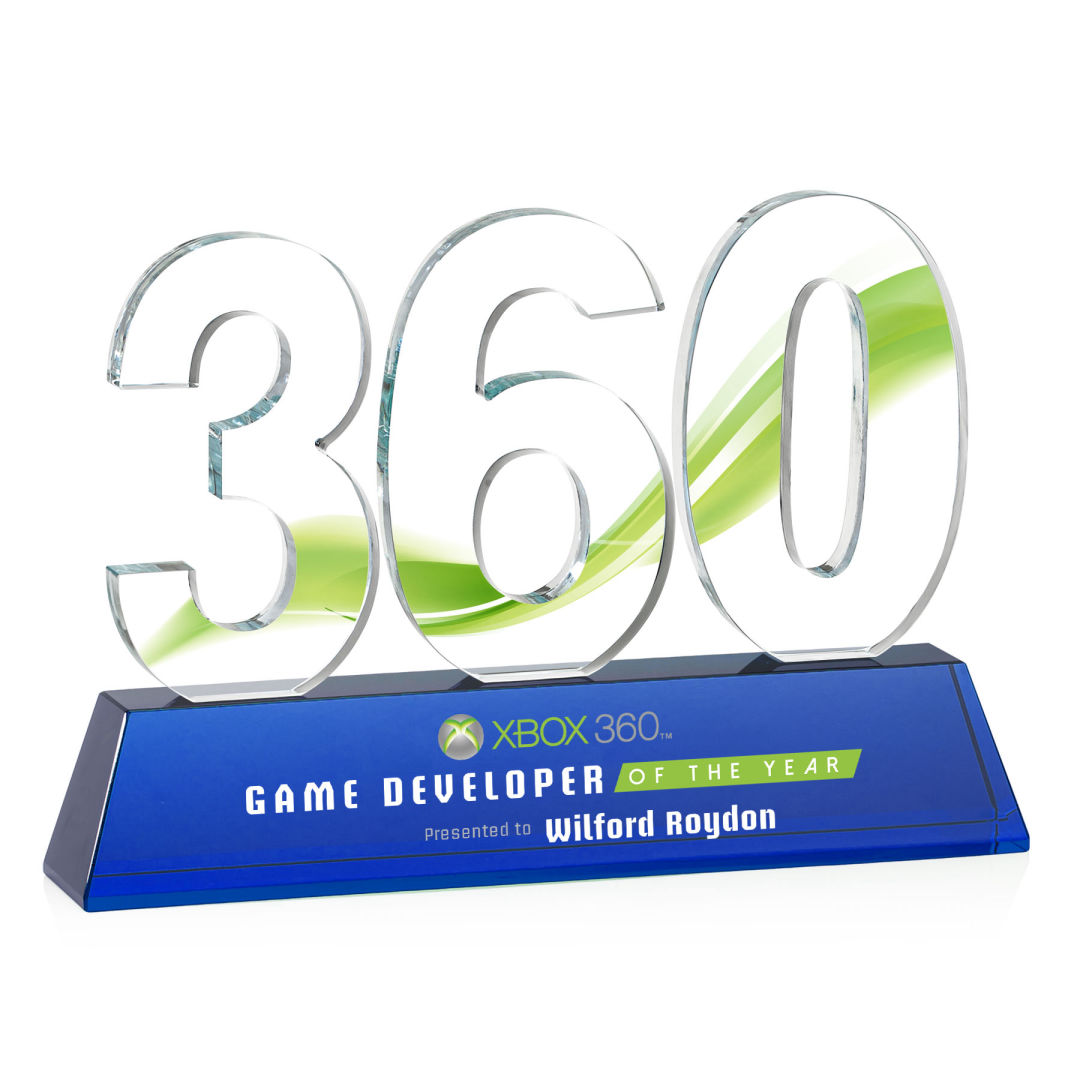 Milestone Optical VividPrint™ Award - Blue 1