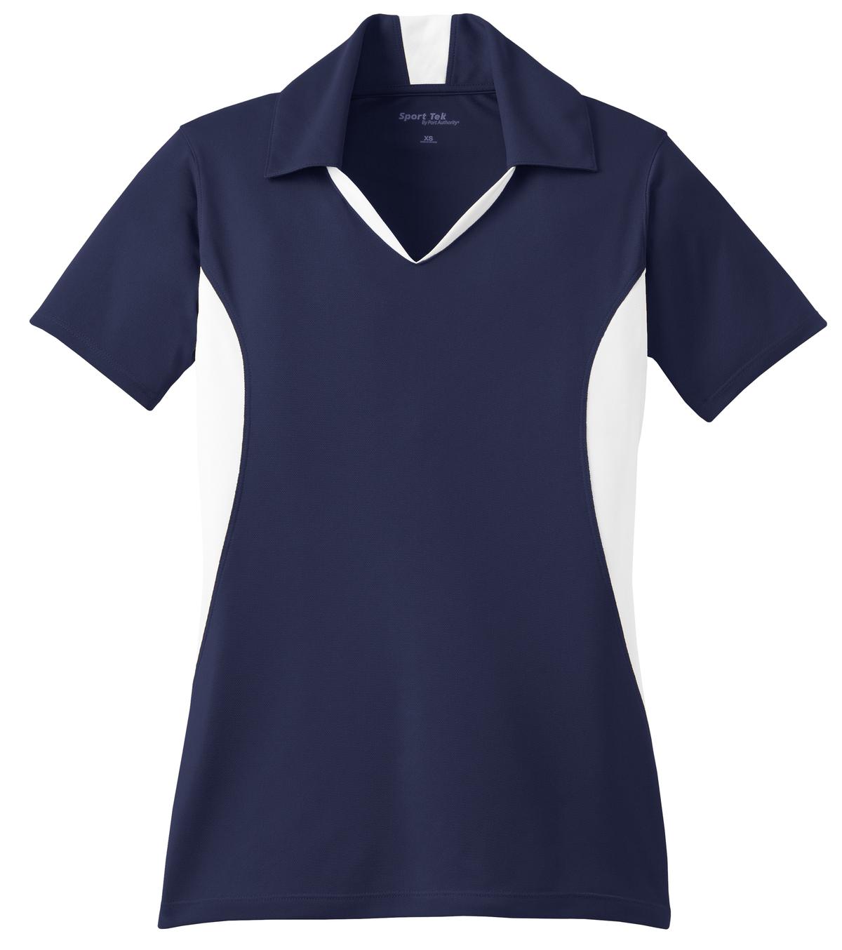 Sport-Tek Women's Side Blocked Micropique Sport-Wick Polo. LST655 87