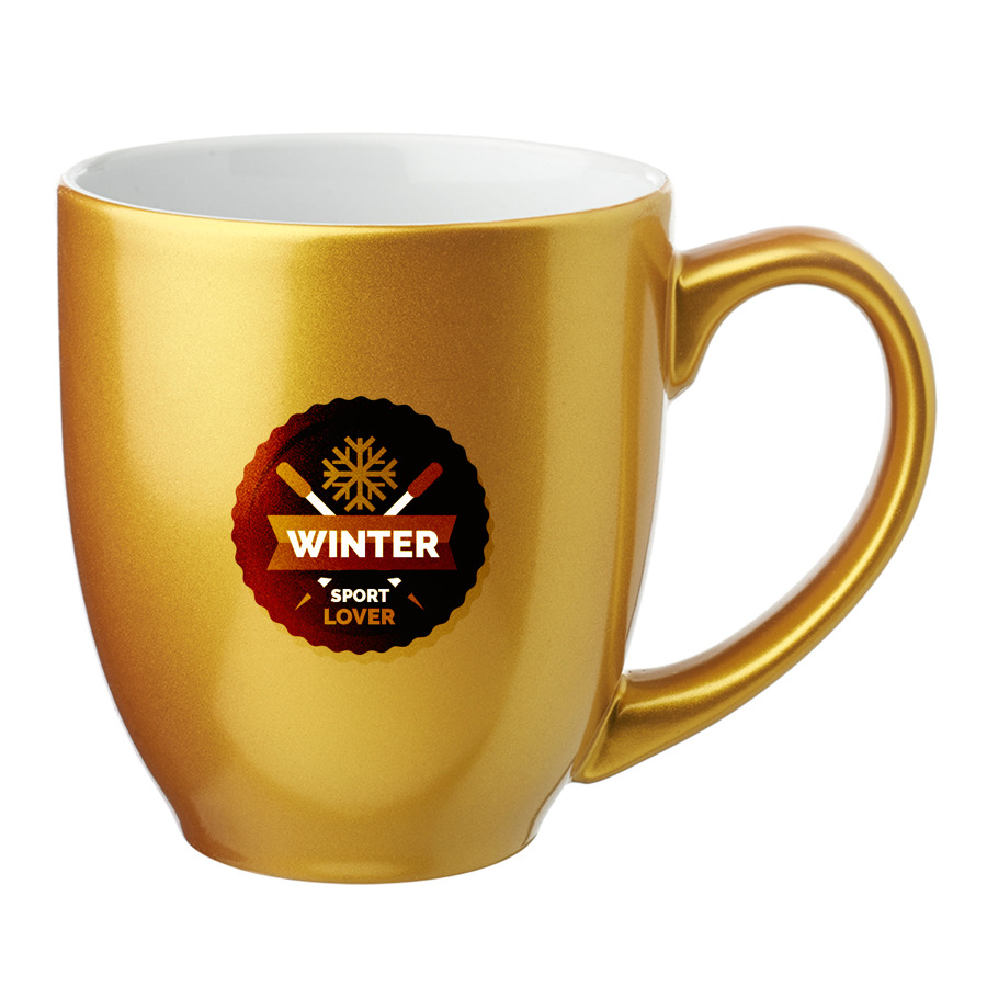 16 oz. Metallic Bistro Coffee Mugs 5