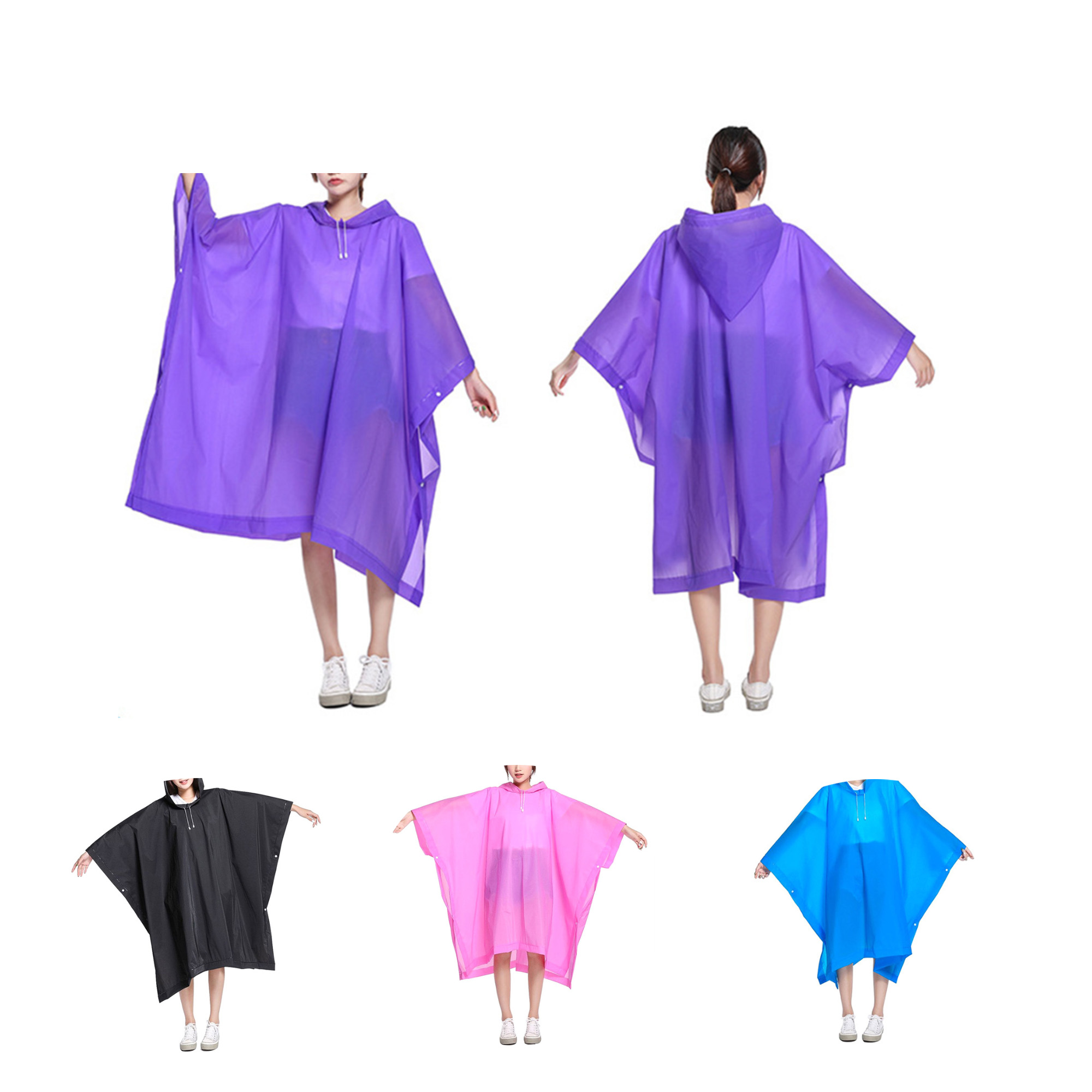 Outdoors Working Eva Adult Poncho Raincoat 2